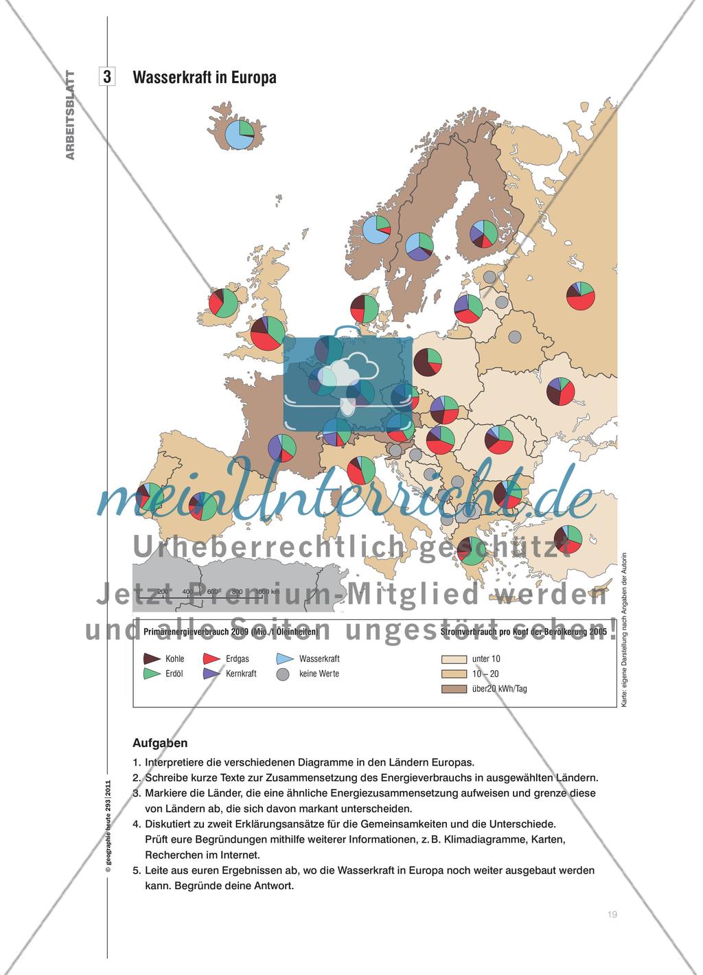 Energiegewinnung aus Wasserkraft - Wasserkraftnutzung als Alternative zu fossilen Energieträgern Preview 7