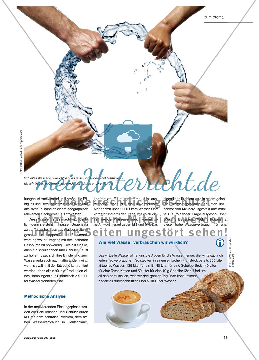 Virtuelles Wasser - Den versteckten Wasserkonsum entdecken Preview 2