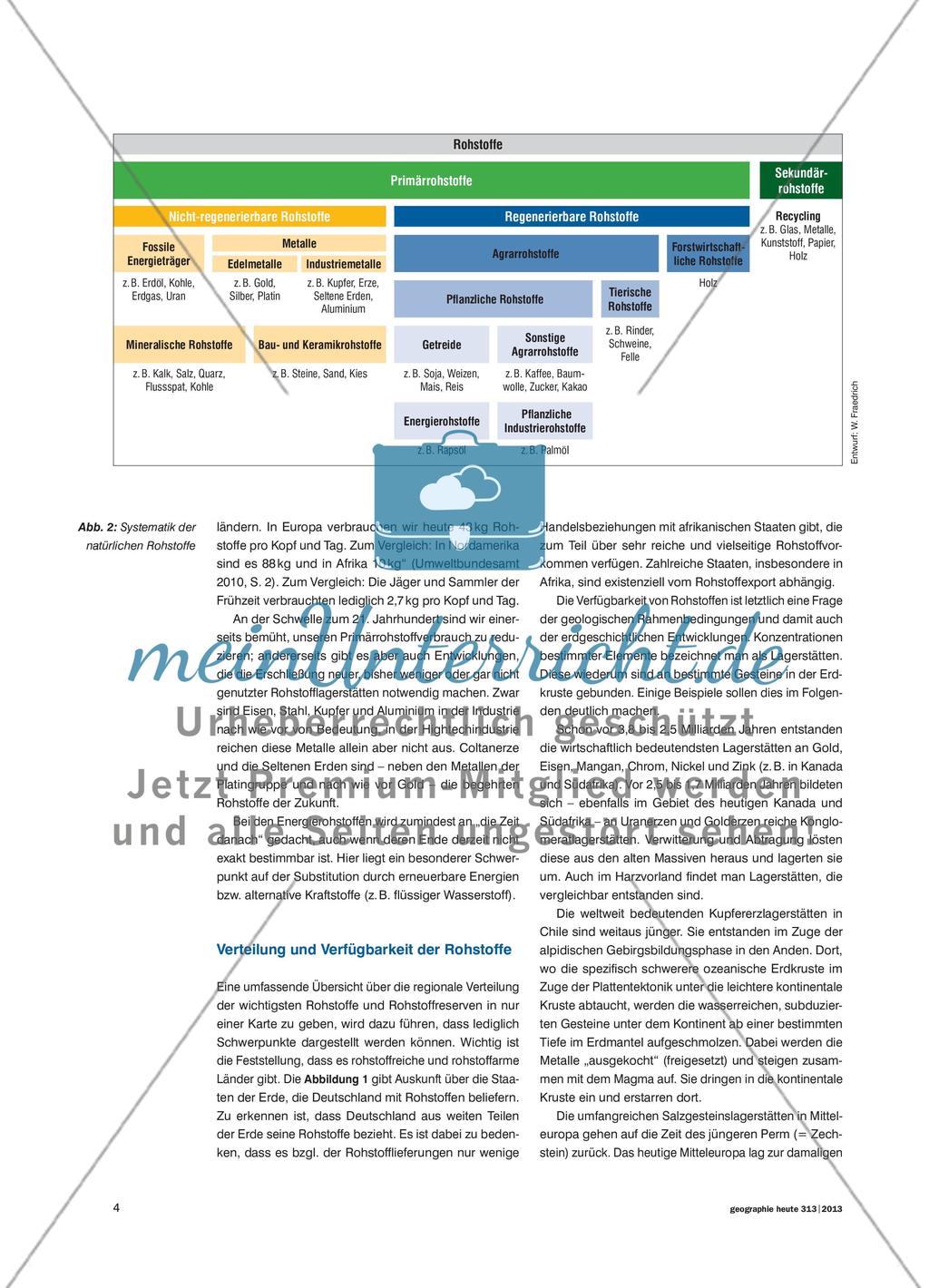 Rohstoffe - Probleme, aktuelle Trends und vorsichtige Prognosen Preview 3