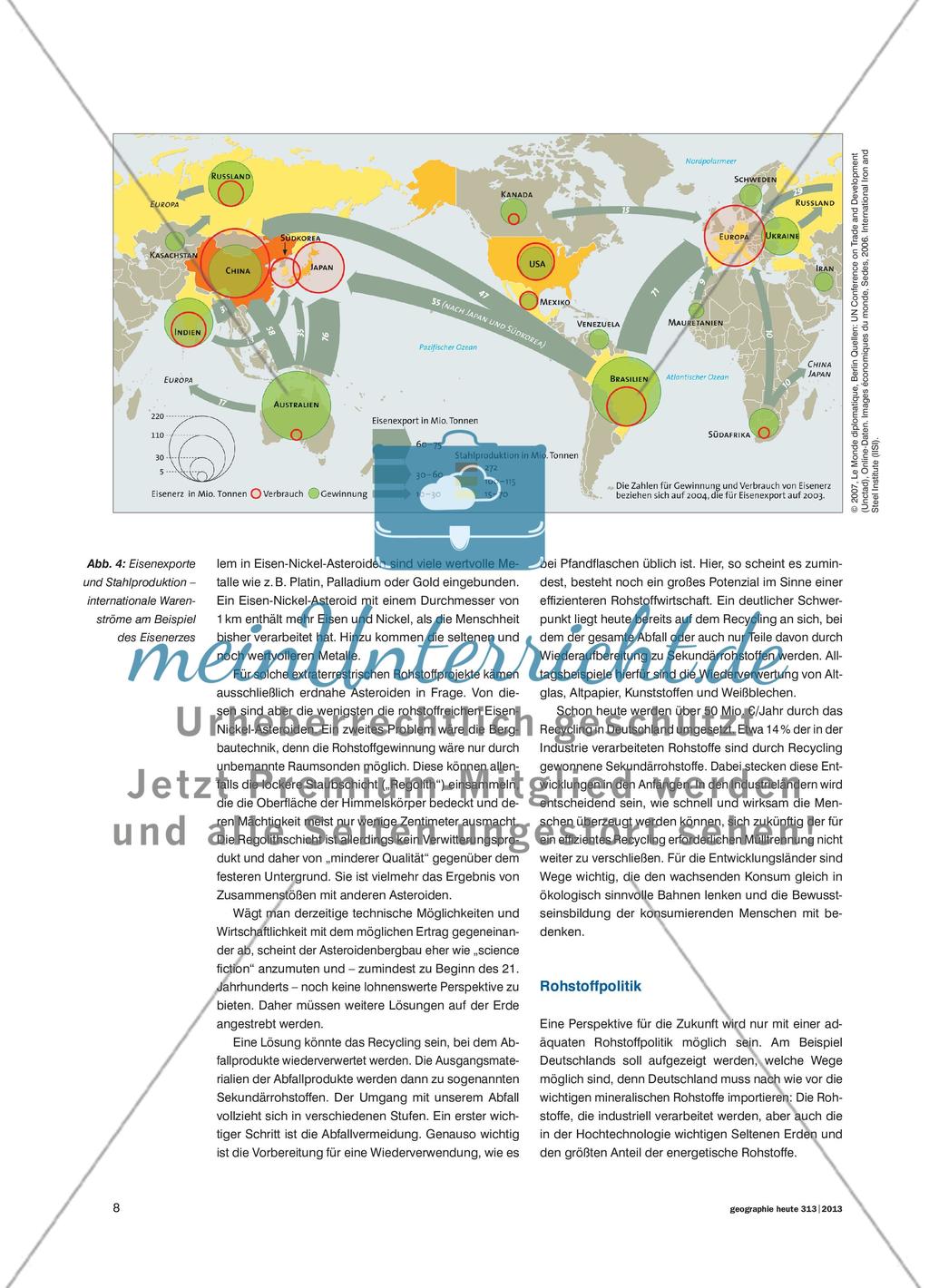 Rohstoffe - Probleme, aktuelle Trends und vorsichtige Prognosen Preview 7