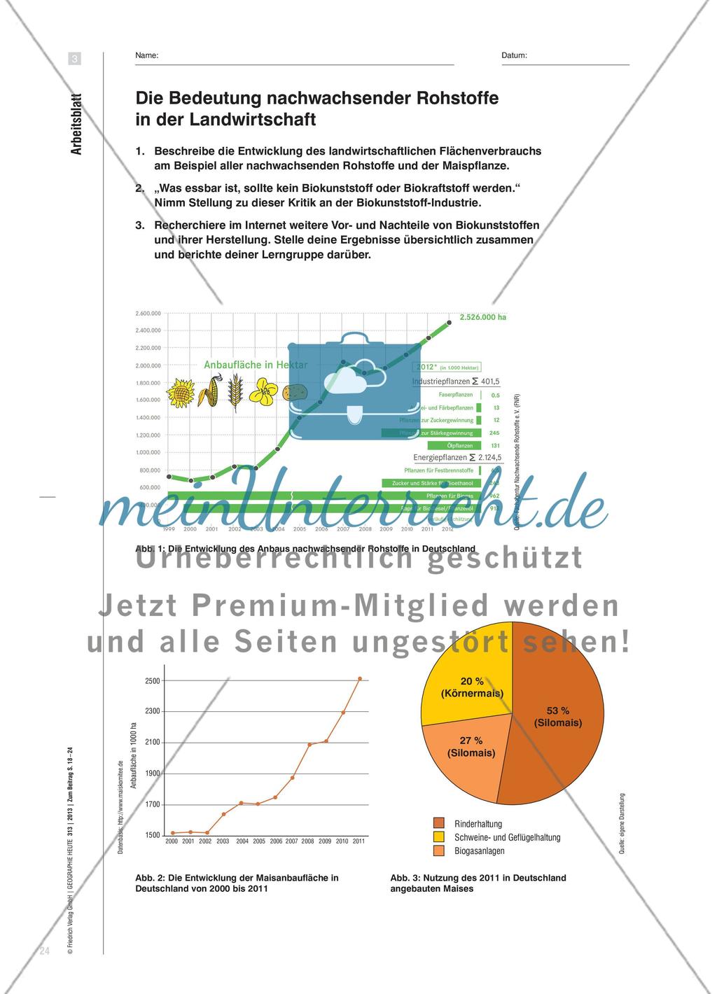 Nachwachsende Rohstoffe als Grundlage für Biokunststoffe - Schon heute eine attraktive Alternative? Preview 7
