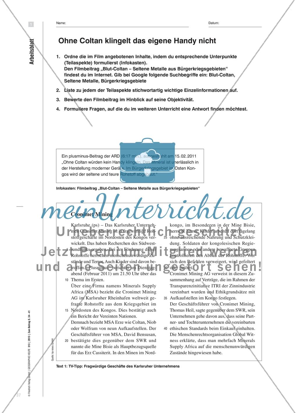 Kampf ums Coltan - Rohstoffpotenzial schürt Bürgerkriege in der Demokratischen Republik Kongo Preview 4