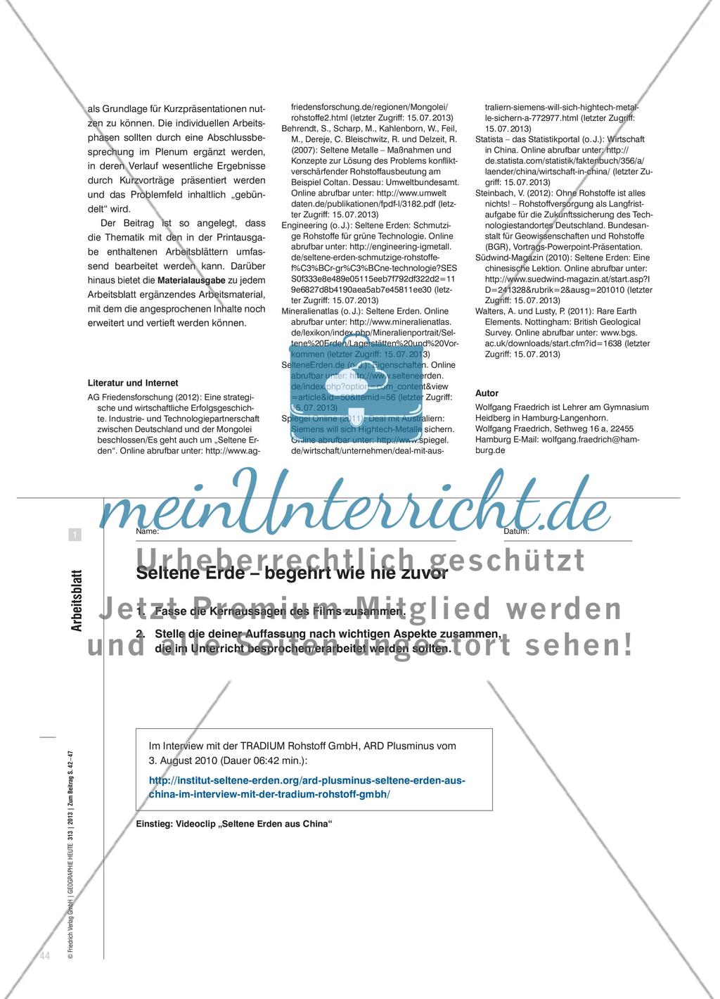 Seltene Erden - Einst unbeachtet, heute und in Zukunft unverzichtbar Preview 3