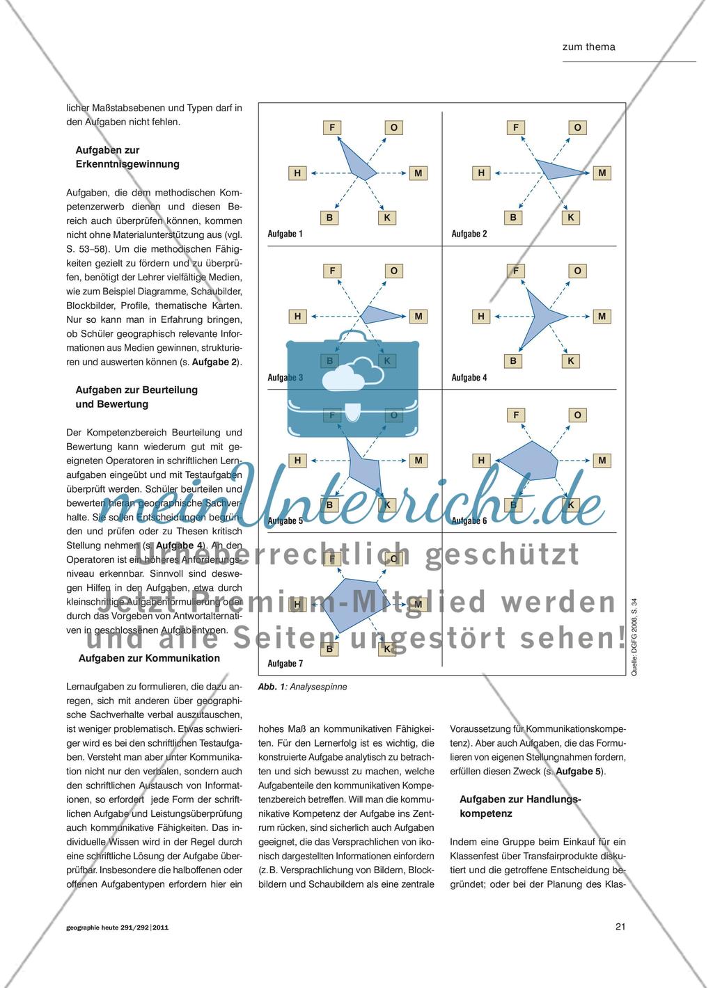 Mehr als Fachwissen - Aufgaben, die weitere Kompetenzbereiche berücksichtigen Preview 2