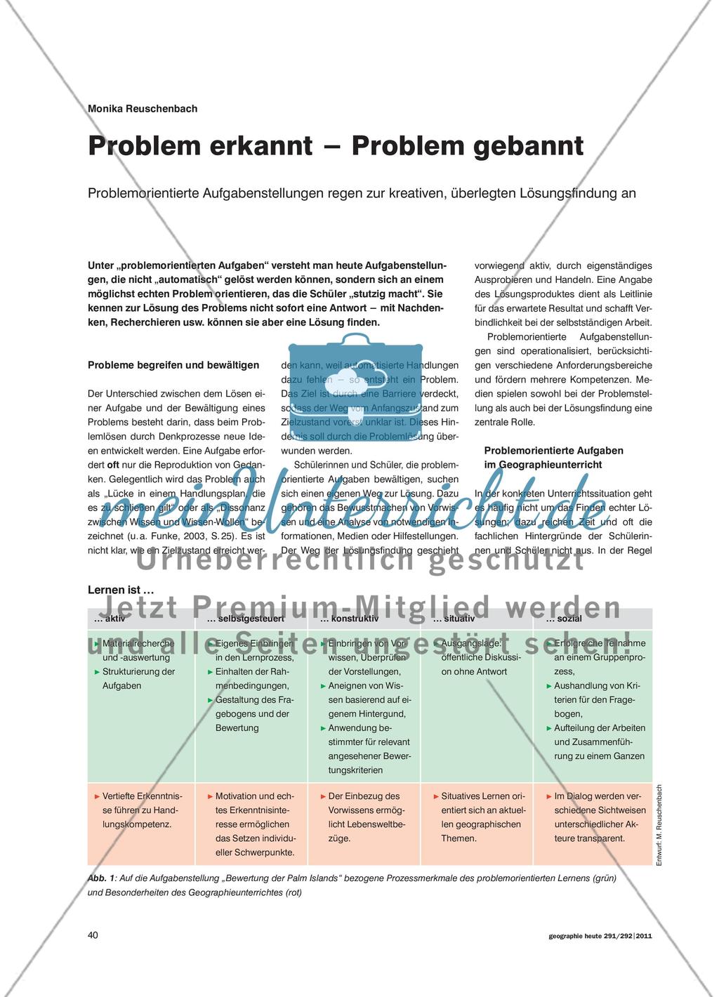 Problem erkannt − Problem gebannt - Problemorientierte Aufgabenstellungen regen zur kreativen, überlegten Lösungsfindung an Preview 1