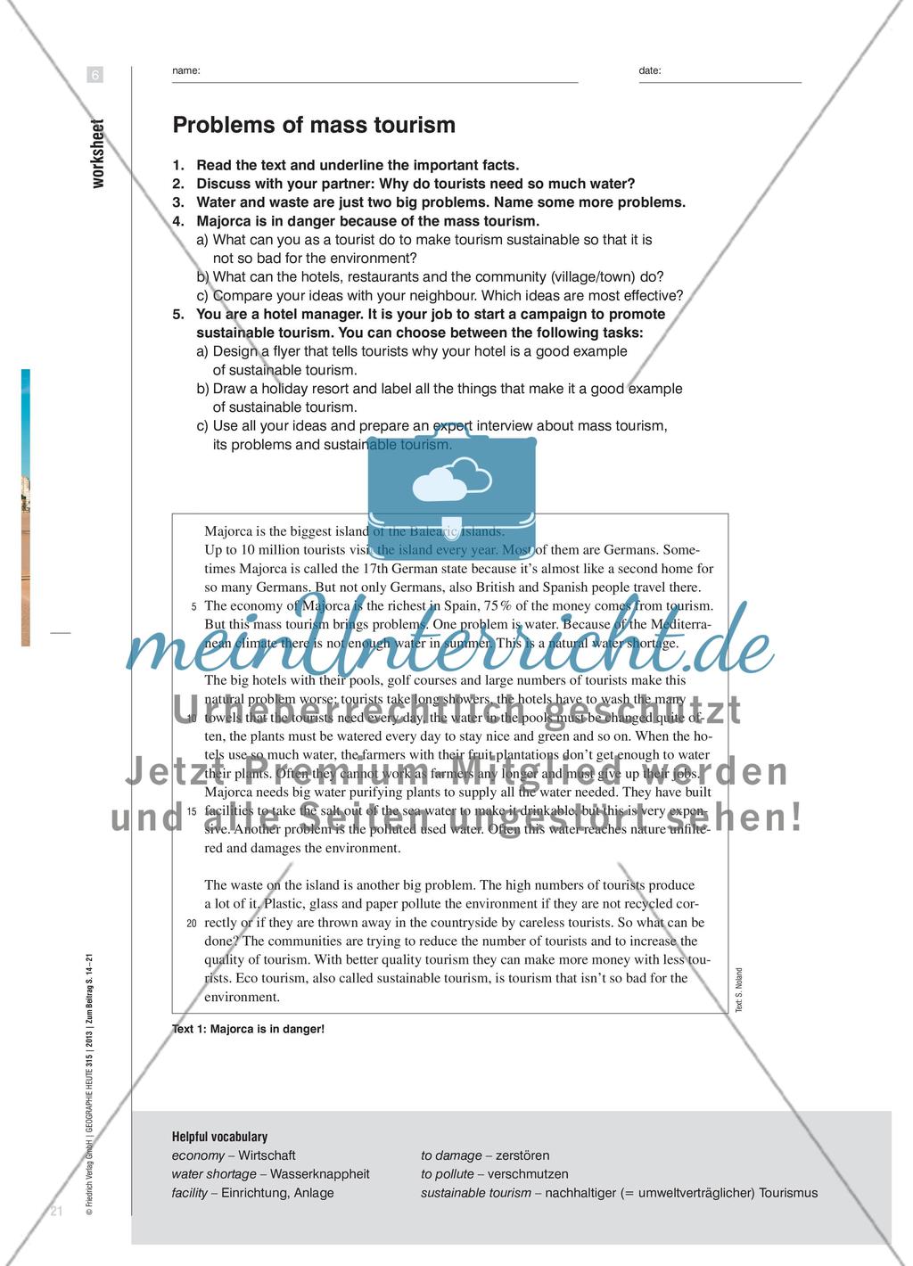 Mass Tourism at the Mediterranean - Reasons, processes and impacts Preview 8