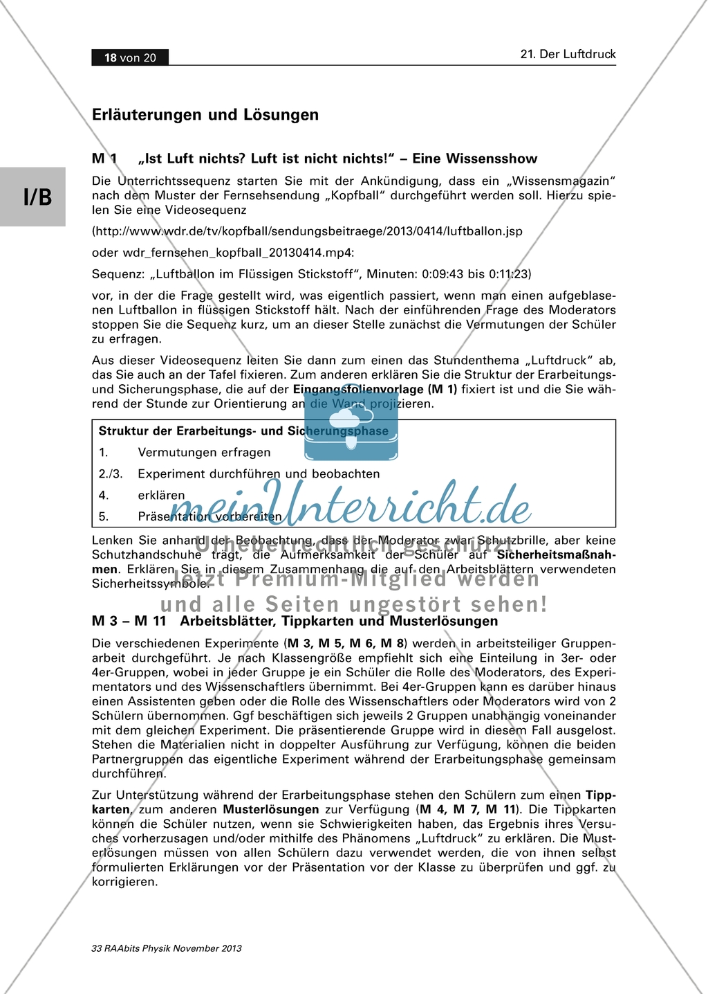 Einstieg zum Thema Luft als