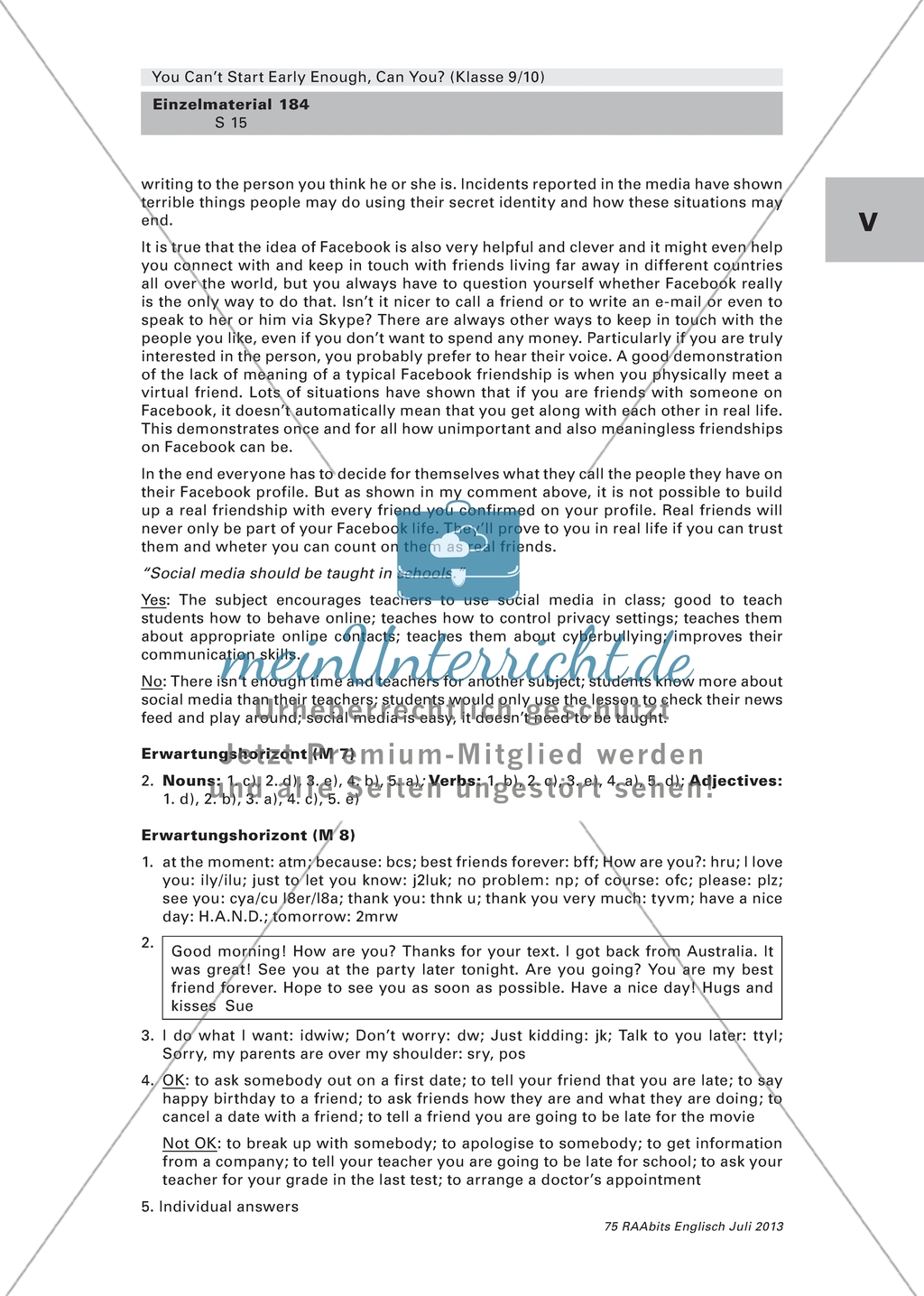 Media use: Texting in English Preview 4
