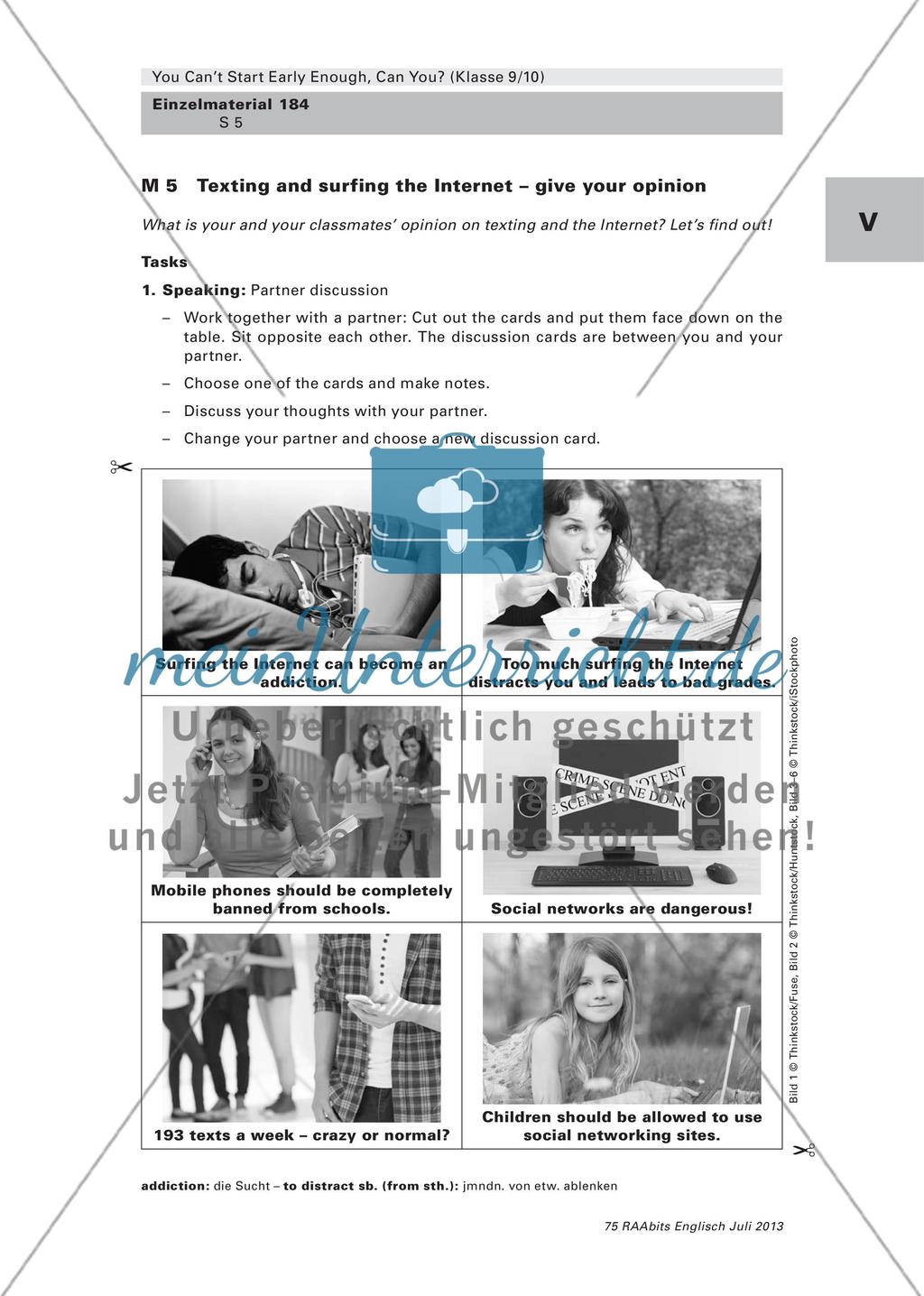 You Can’t Start Early Enough, Can You? – Das Medienverhalten von Kindern und Jugendlichen untersuchen (Klasse 9/10) Preview 5
