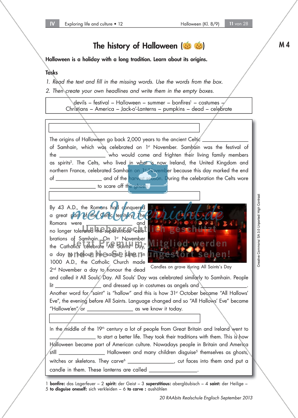 Halloween: Background information - The history of Halloween Preview 2
