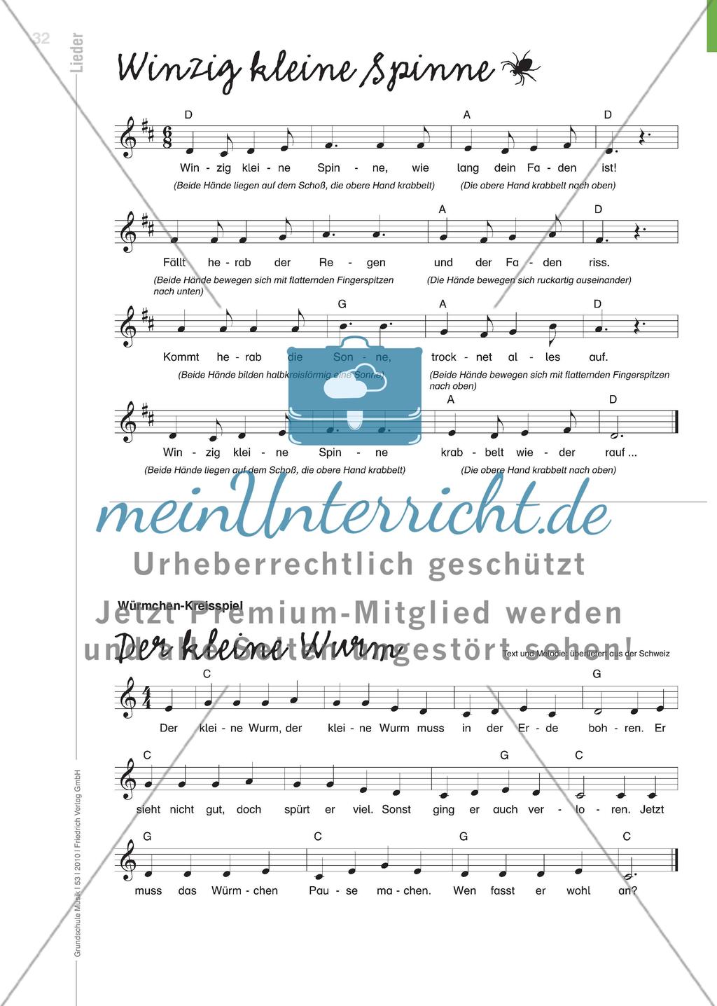 Das Festmahl der Spinne - Ein impressionistisches musikalisches Märchen im Anfangsunterricht Preview 4