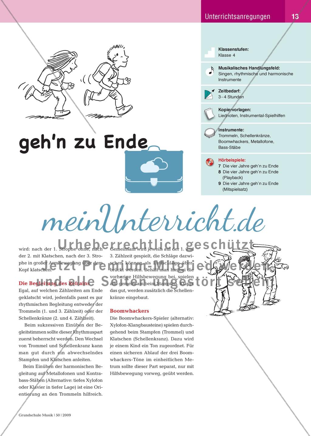 Die vier Jahre geh’n zu Ende - Ein echter Klassen-Hit zum Abschied Preview 2