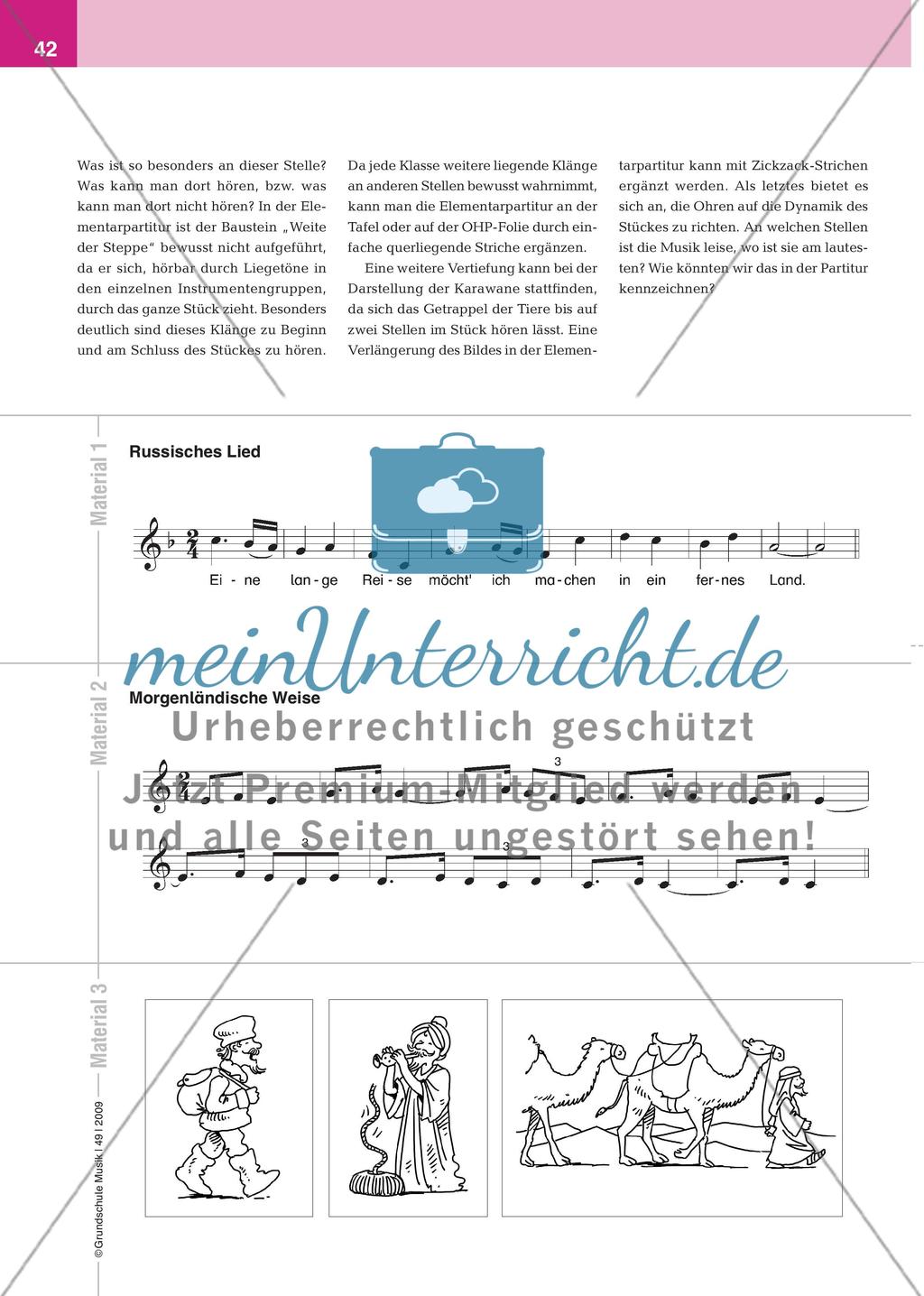 Eine Steppenskizze aus Mittelasien - Herr Borodins musikalische Reise mit einer Elementarpartitur erleben Preview 4