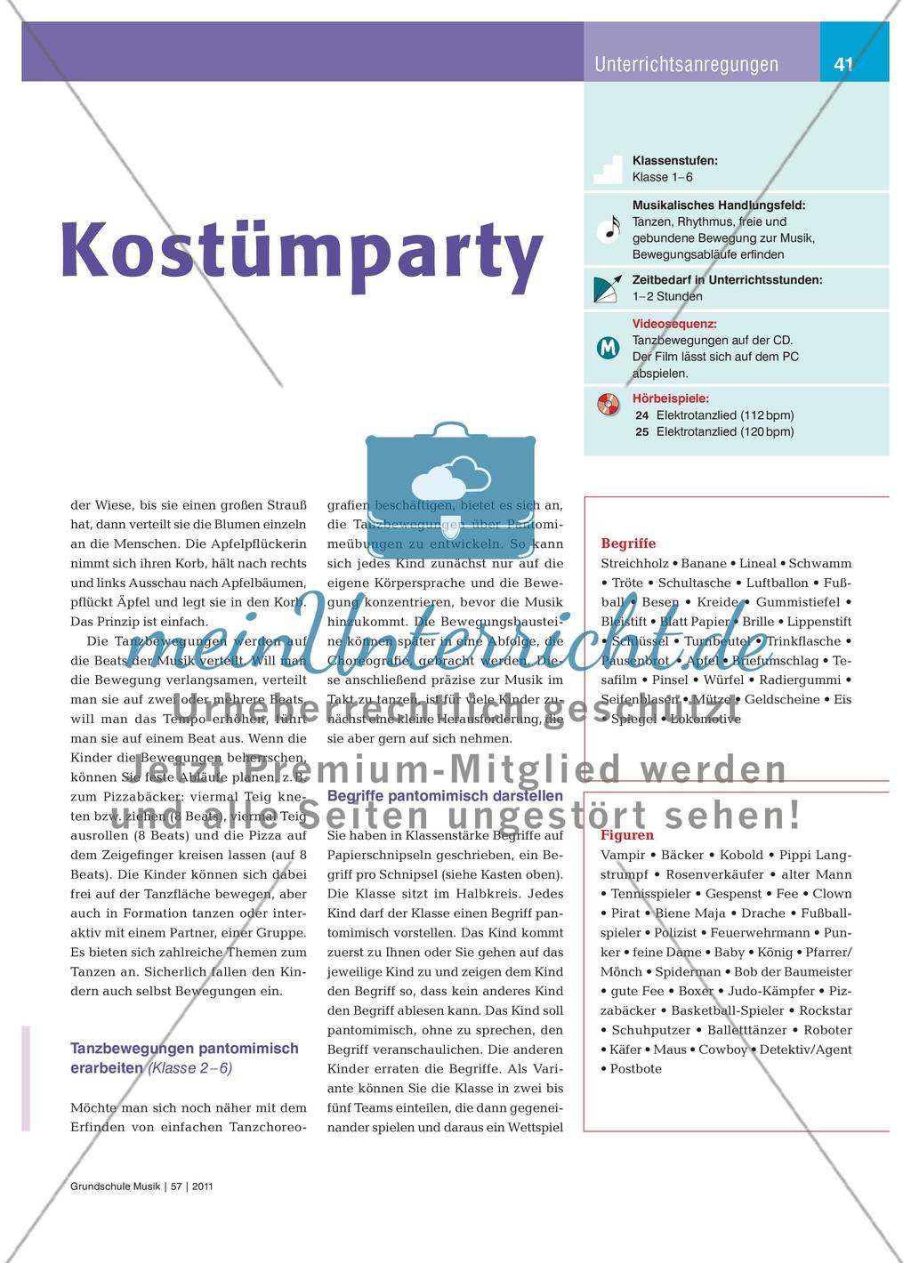Elektro-Pantomime-Kostümparty - Witzige Moves tanzen mit und ohne Faschingskostüm Preview 2