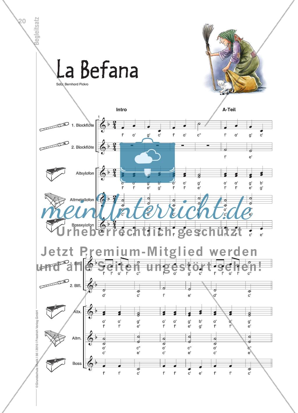 La Befana - Klassenmusizieren zu einem Weihnachtslied aus Italien Preview 6