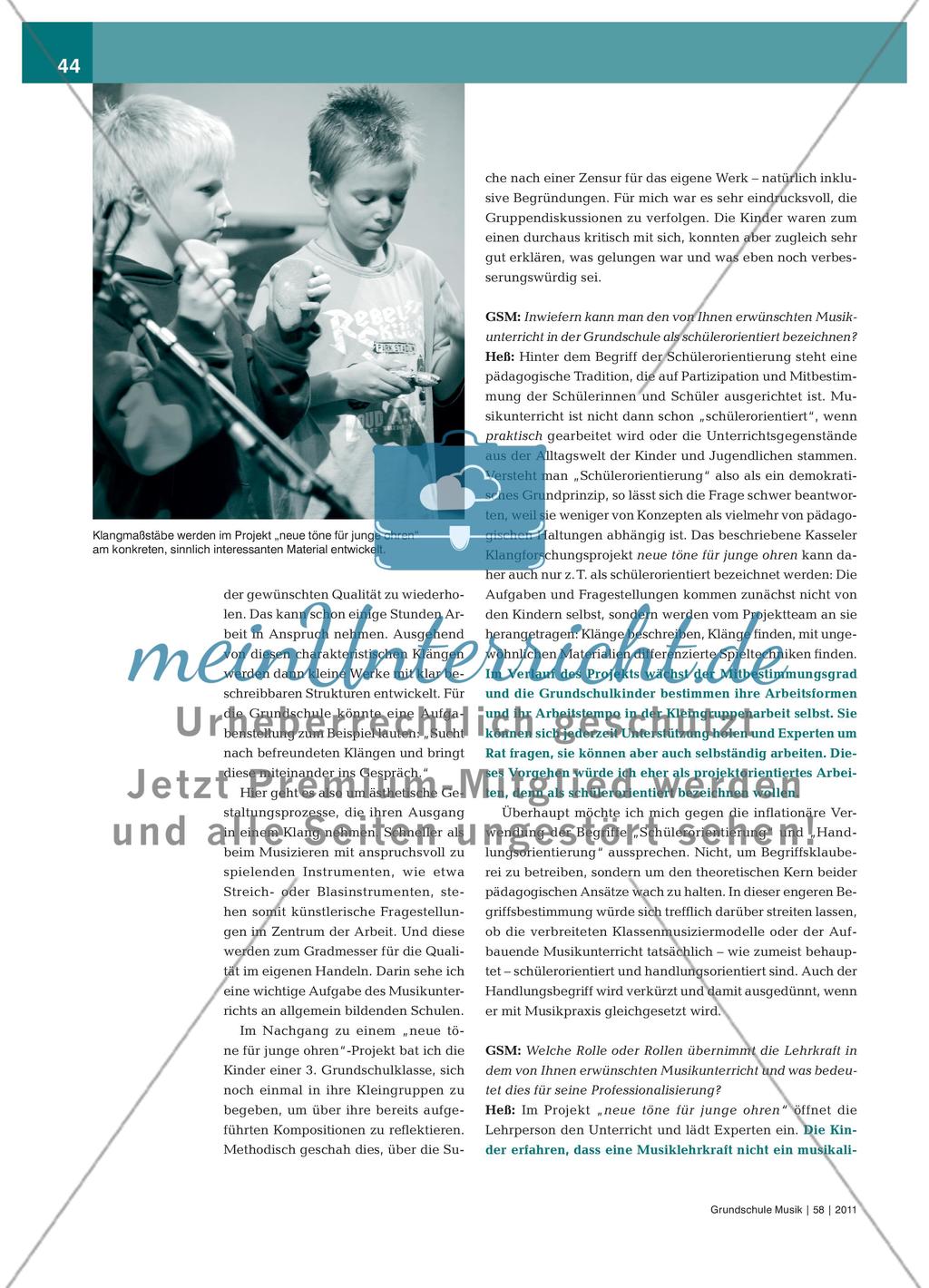 Vergessen wir das ZUHÖREN nicht - Grundschule Musik im Gespräch mit Frauke Heß Preview 3