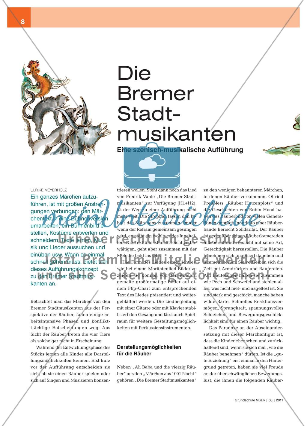 Die Bremer Stadtmusikanten - Eine szenisch-musikalische Aufführung Preview 1