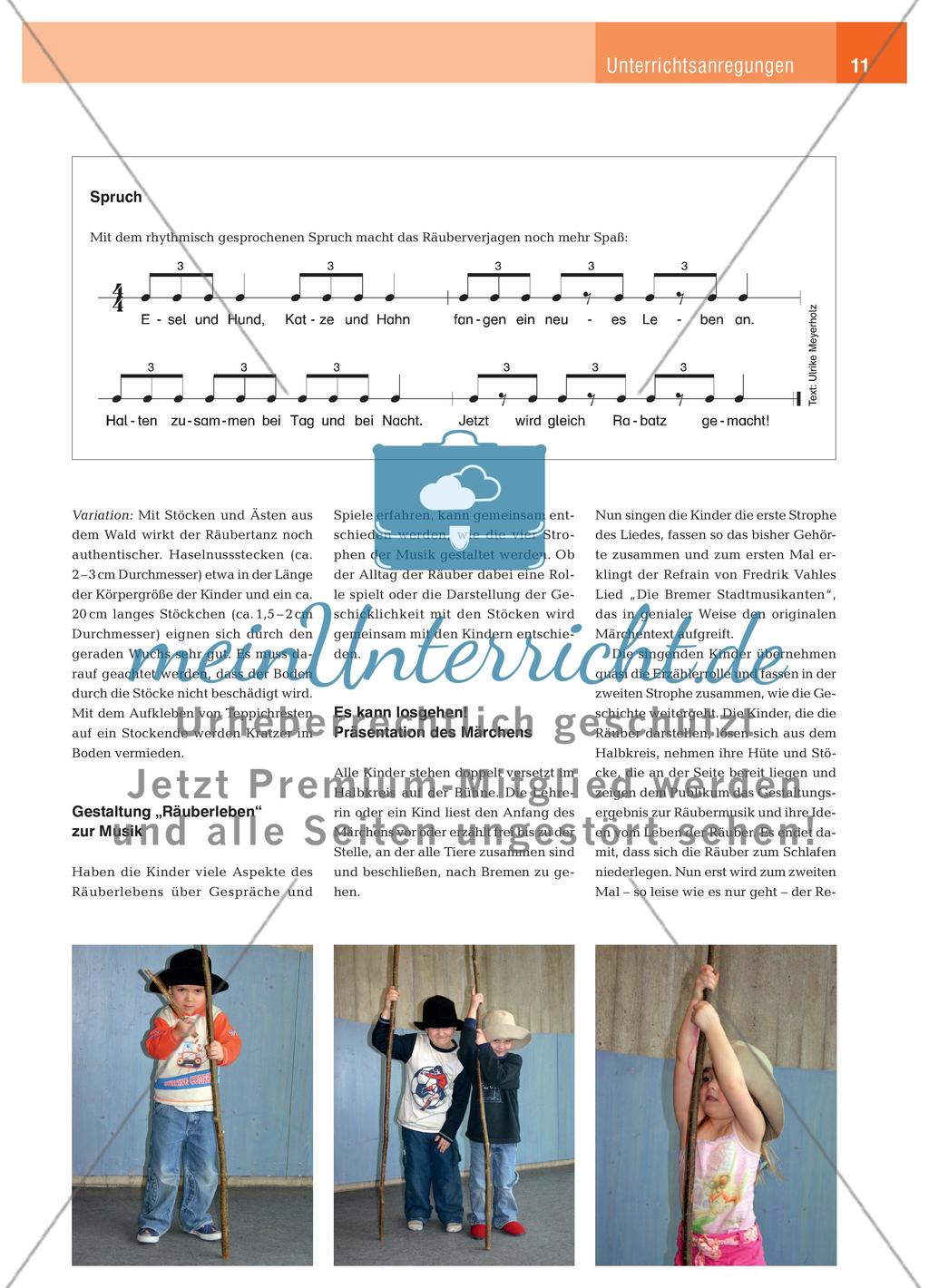Die Bremer Stadtmusikanten - Eine szenisch-musikalische Aufführung Preview 4