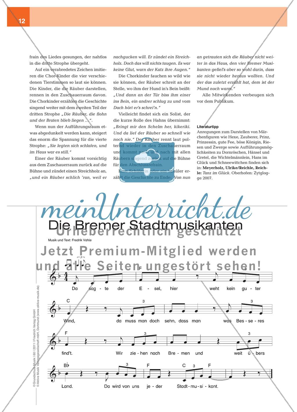 Die Bremer Stadtmusikanten - Eine szenisch-musikalische Aufführung Preview 5