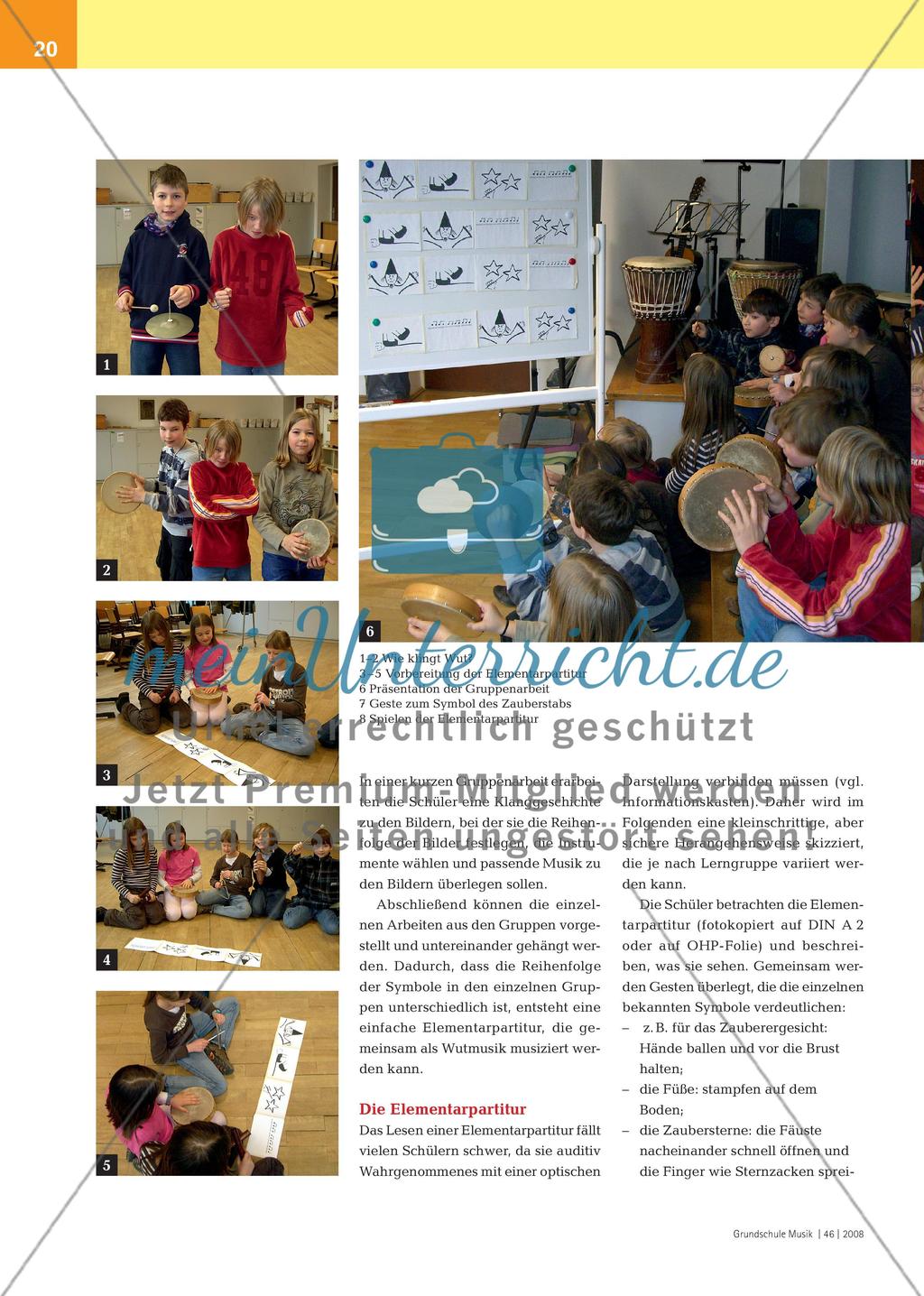 Der Höllentanz des Zauberers Kastschei - Eine Elementarpartitur zum Mitspielen Preview 3