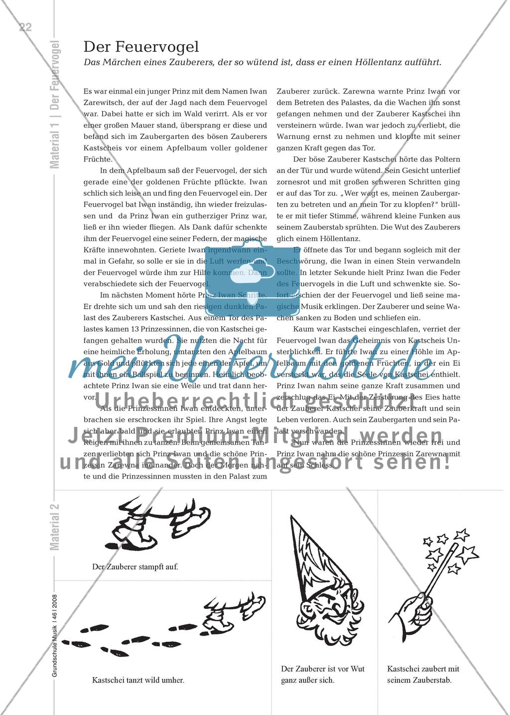 Der Höllentanz des Zauberers Kastschei - Eine Elementarpartitur zum Mitspielen Preview 5