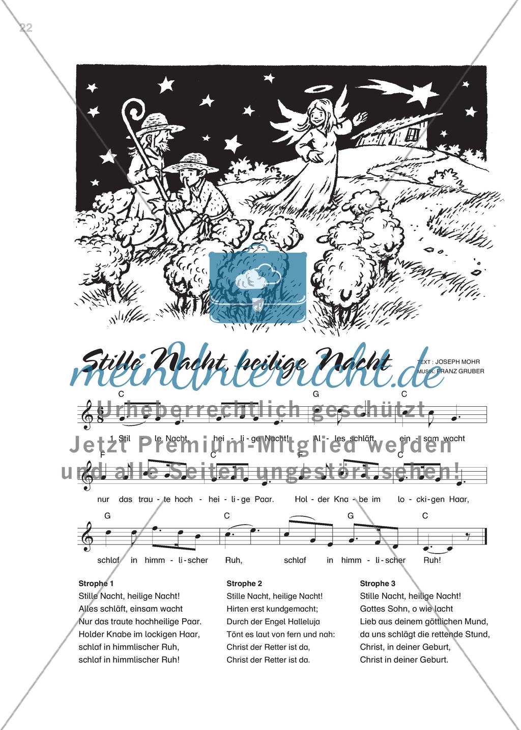 Stille Nacht, heilige Nacht - Eine Mitmachgeschichte zum Einstimmen Preview 5
