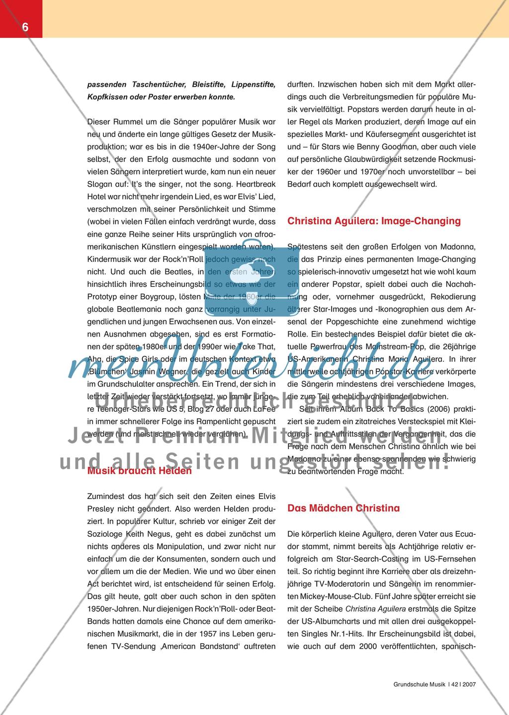 Zwischen Star-Image und Mensch - Popstars im Wandel der Zeit Preview 3