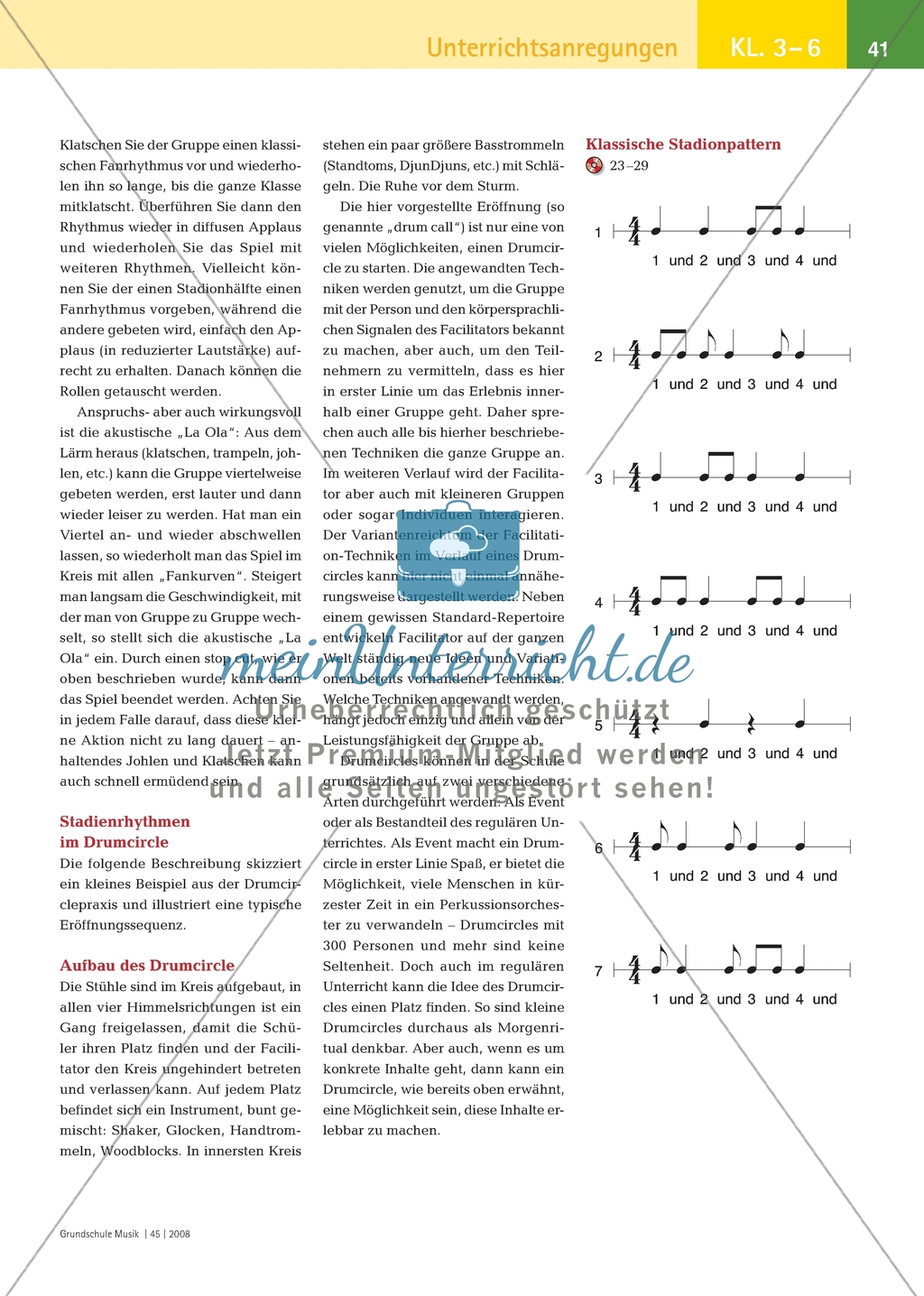 Sport: Rhythmus im Rund - Stadienrhythmen im Drumcircle Preview 3