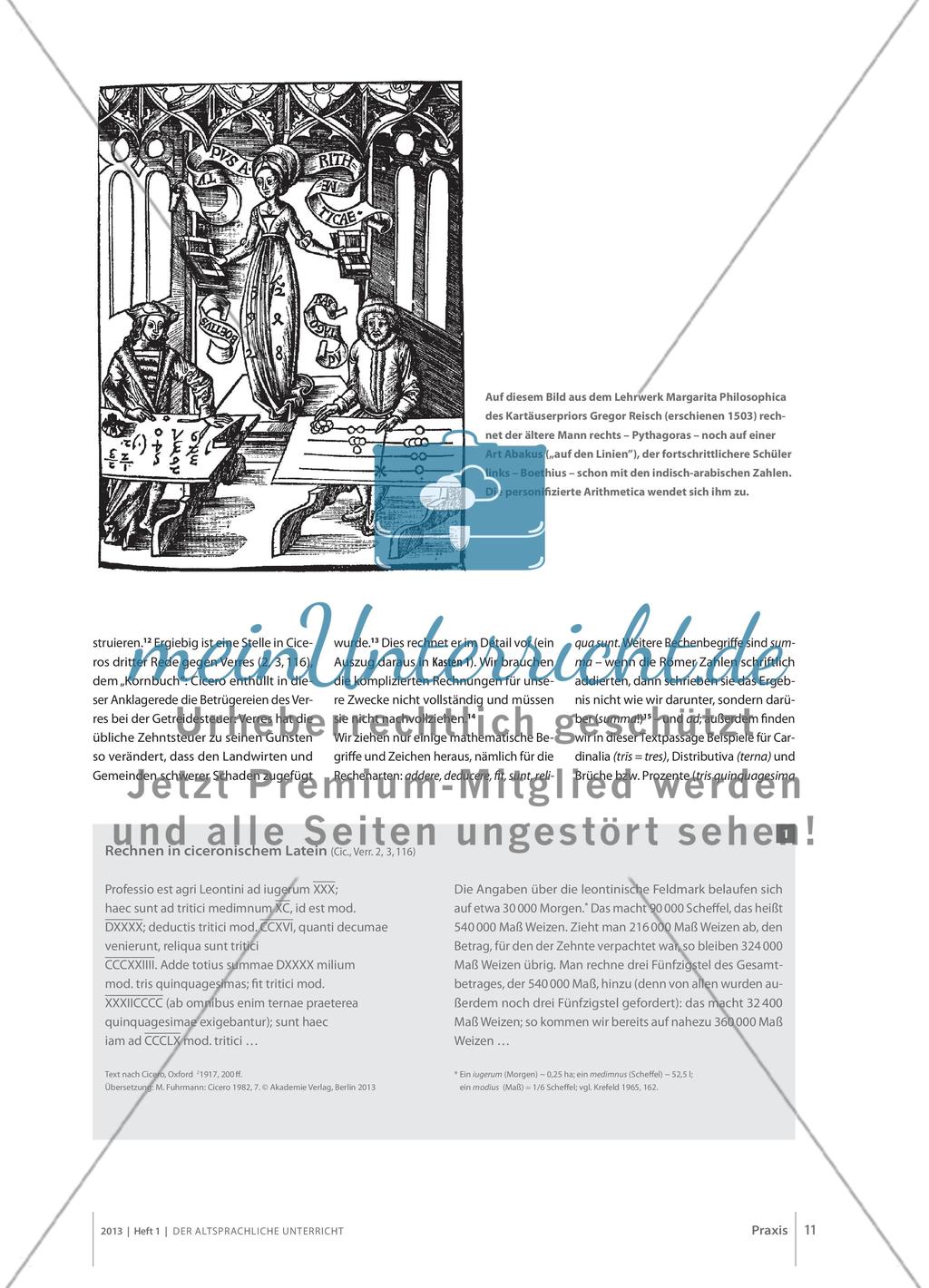 Computemus! - Zahlen üben wie Cicero und Co. Preview 2