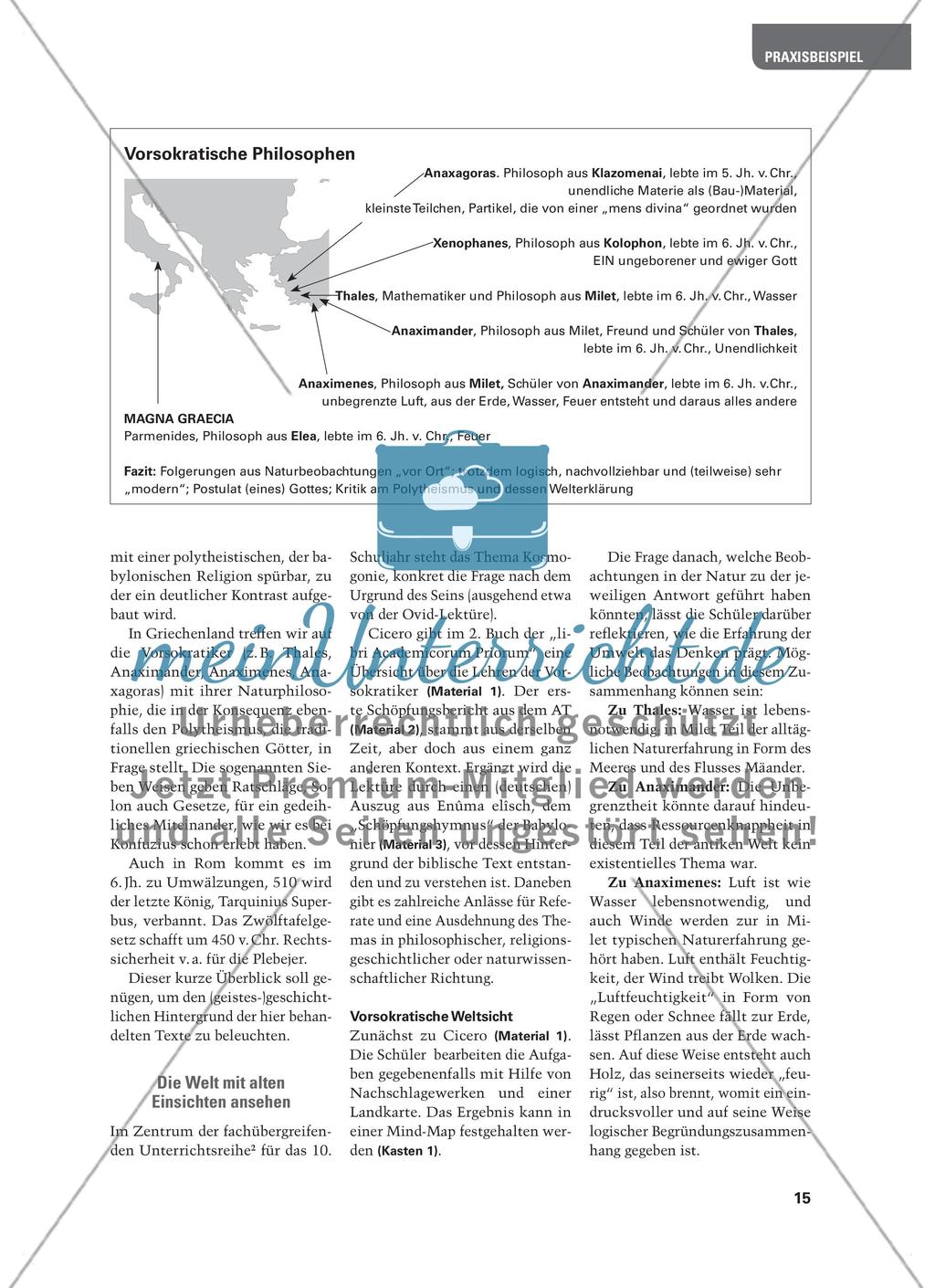 Kosmogonien im 6. Jh. v. Chr. bei Griechen, Juden und Babyloniern Preview 2