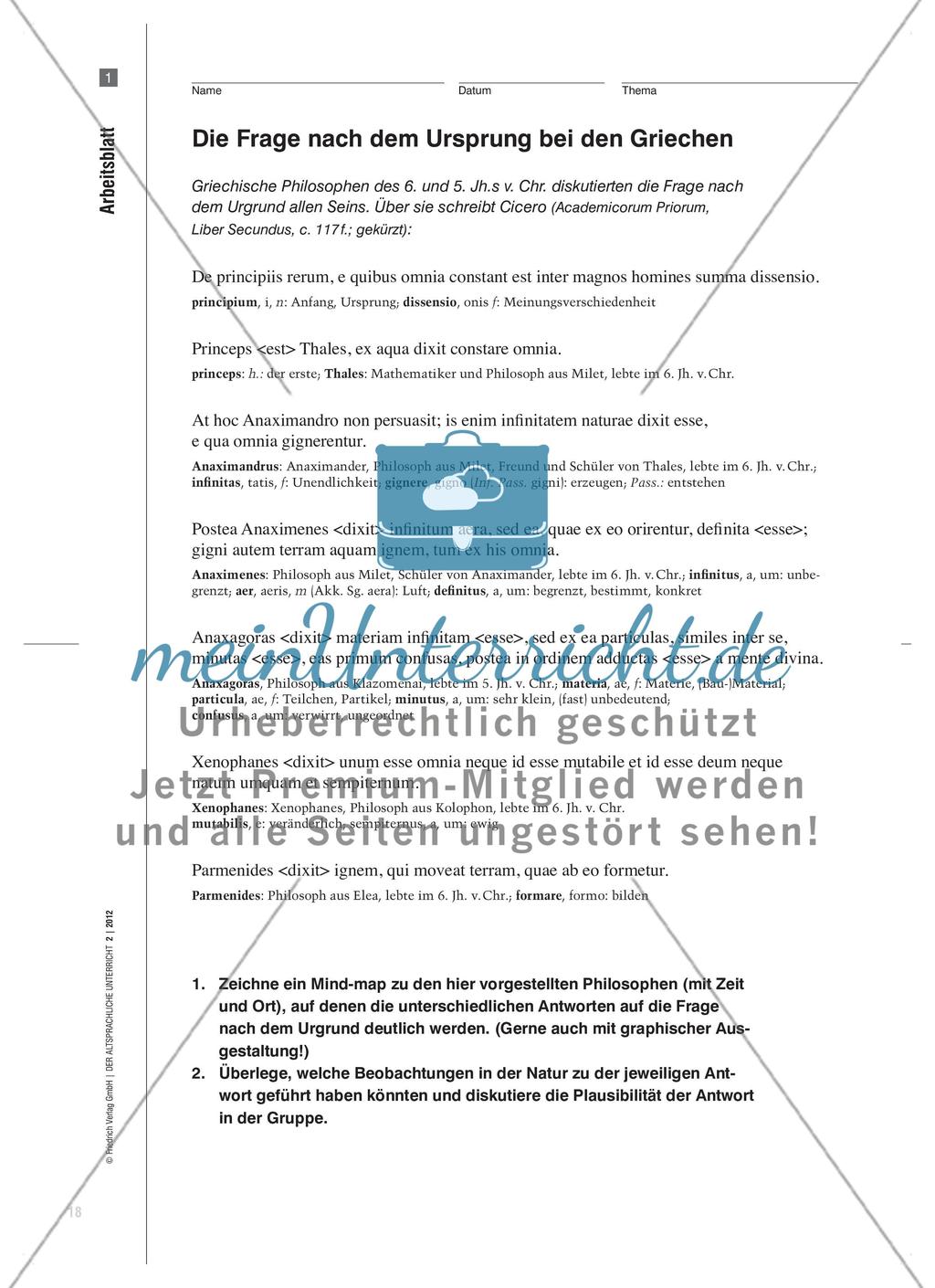 Kosmogonien im 6. Jh. v. Chr. bei Griechen, Juden und Babyloniern Preview 5