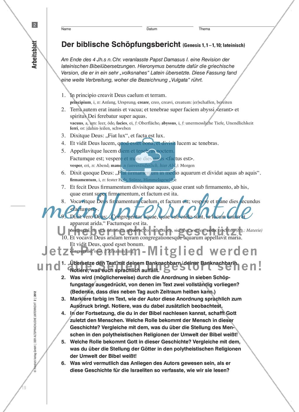 Kosmogonien im 6. Jh. v. Chr. bei Griechen, Juden und Babyloniern Preview 6