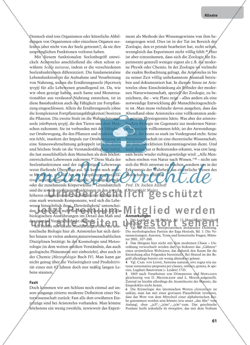 Aristoteles als Erfinder der modernen Naturwissenschaft Preview 8