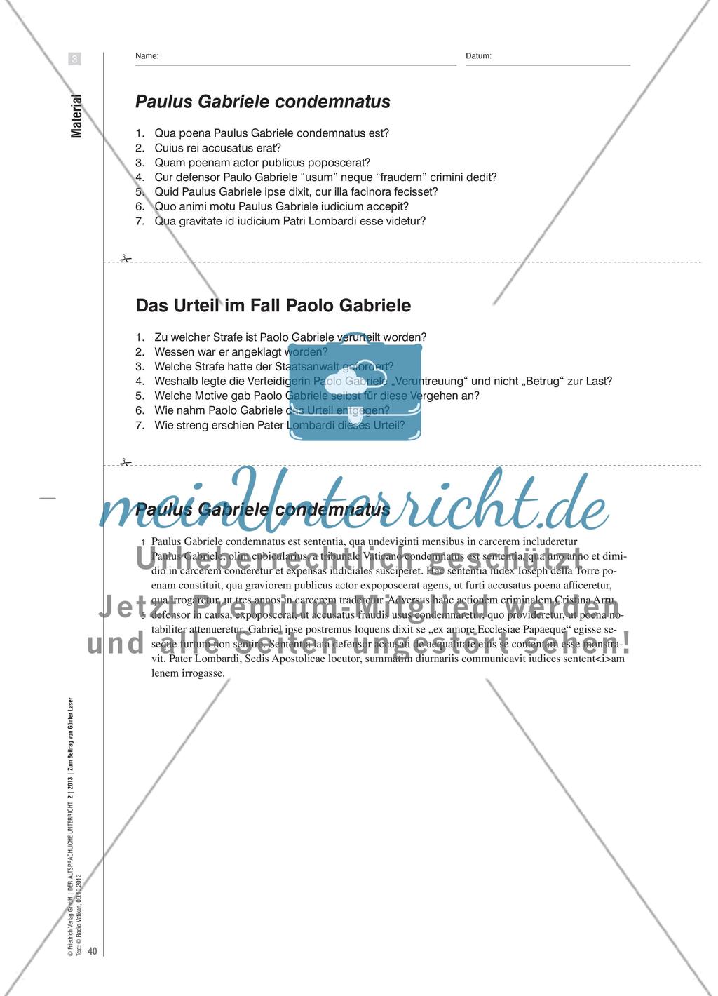 Schulung des Hörverstehens mit Hilfe von nuntii Latini Preview 5