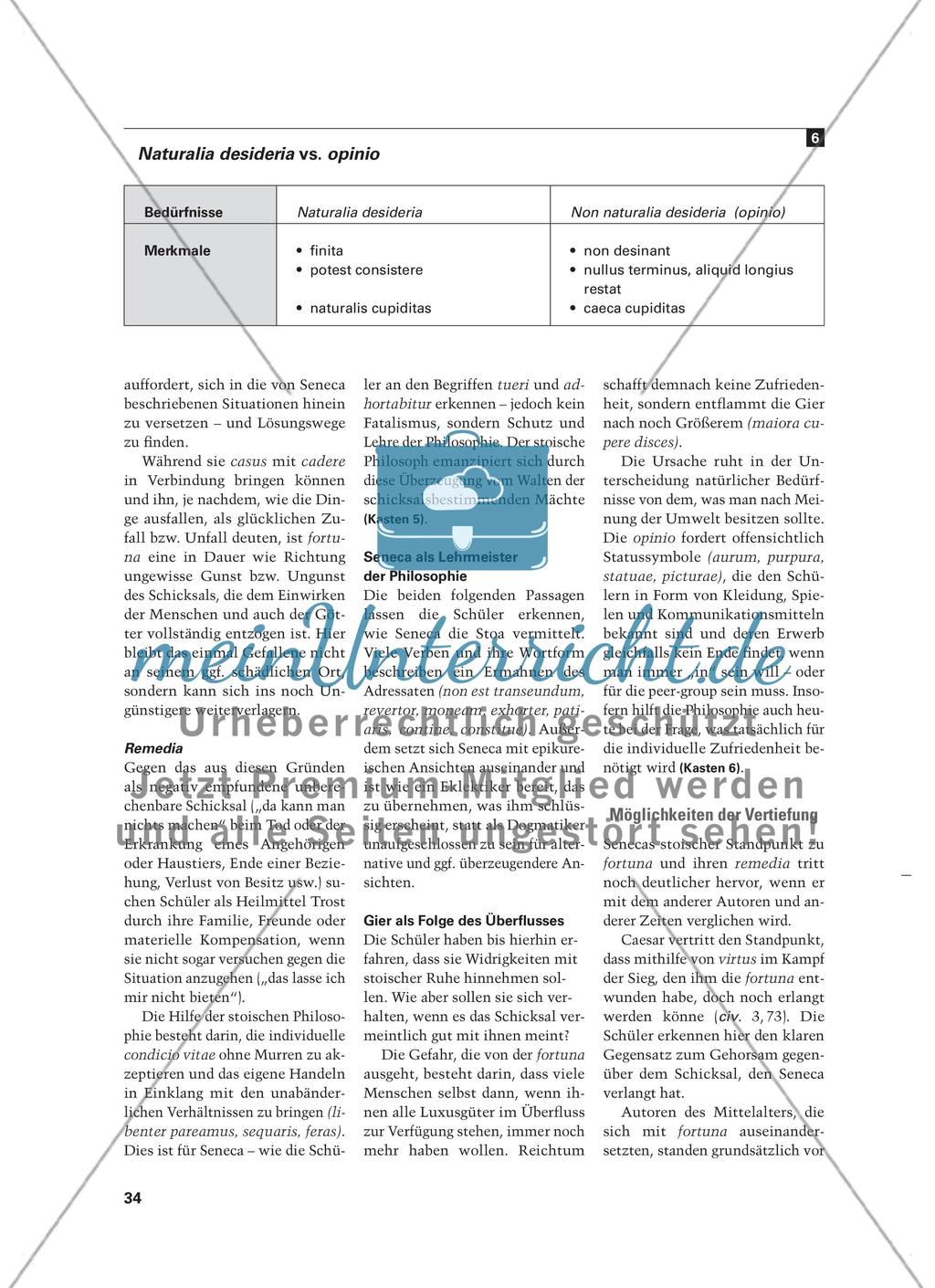 O Fortuna - Eine Einführung in die antike Philosophie am Beispiel der fortuna und ihrer remedia Preview 5