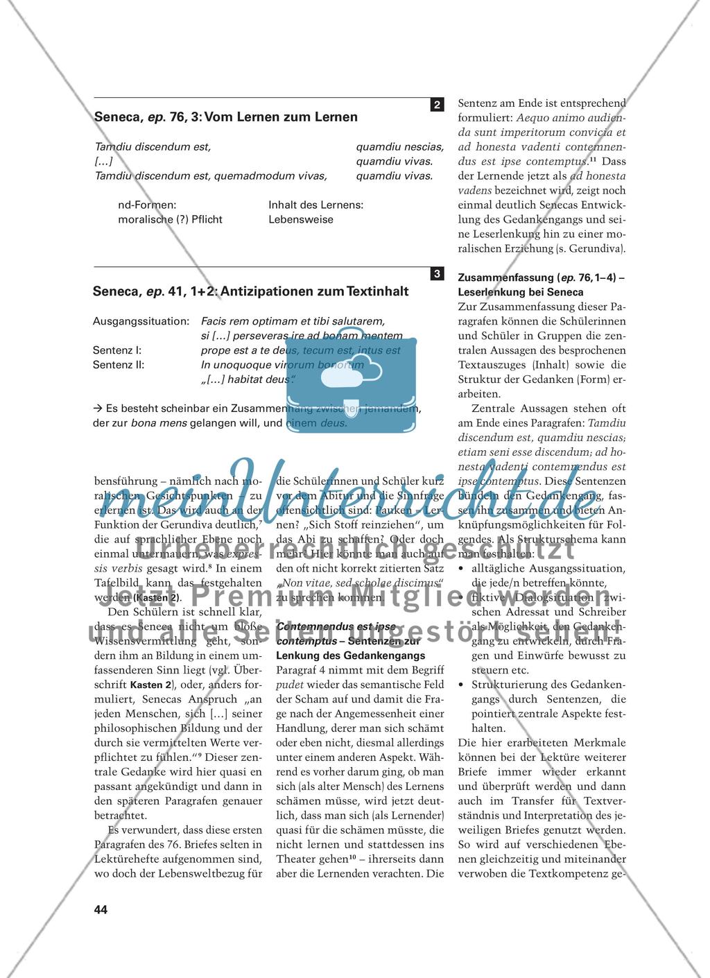 Lebenslanges Lernen - Zusammenspiel von Form und Inhalt in Seneca-Briefen am Beispiel von ep. 76 Preview 3