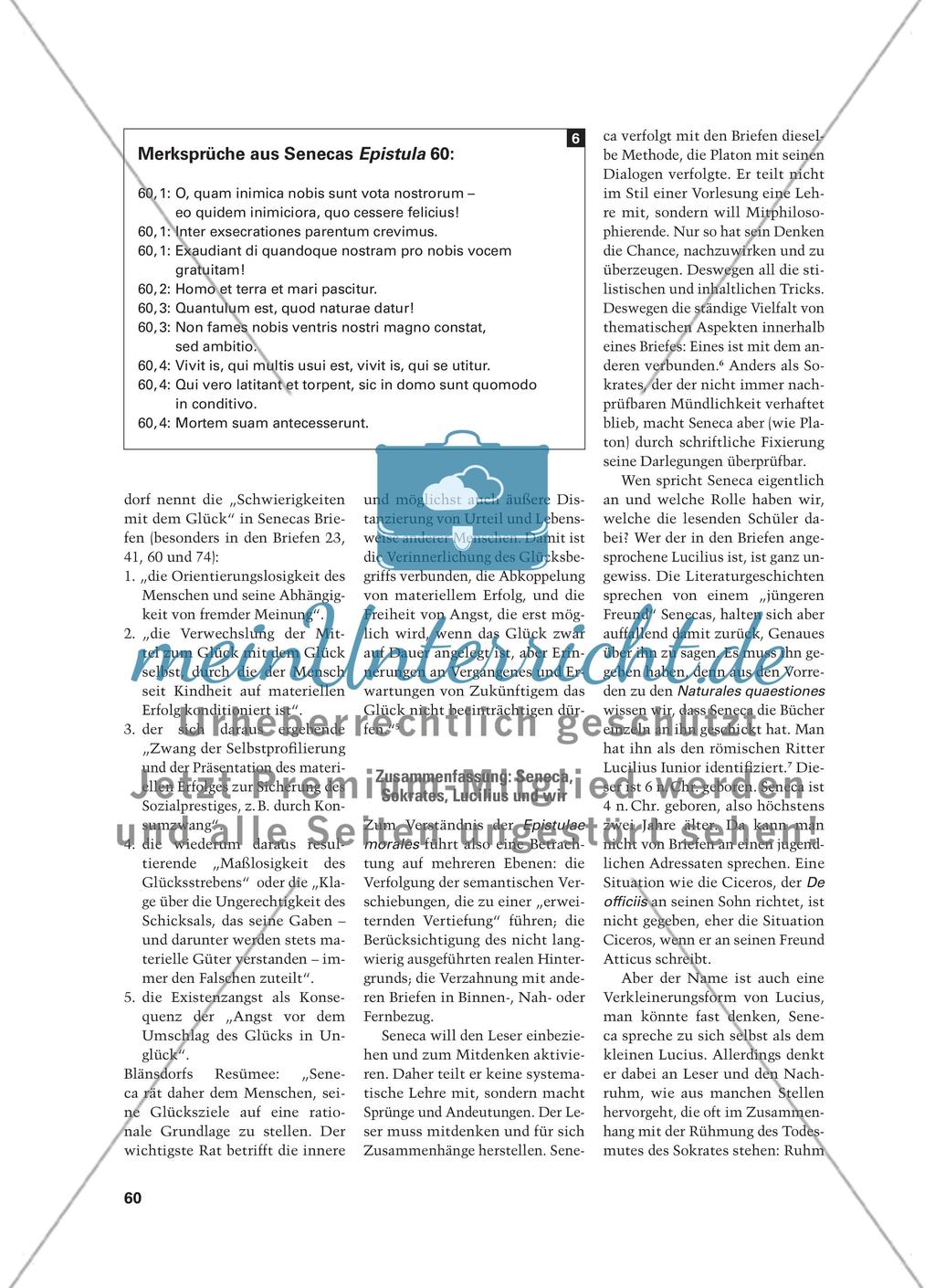 Richtig wünschen – richtig leben - Oder: Von Fremdbestimmung zu Selbstbestimmung – Senecas Brief 60 Preview 13