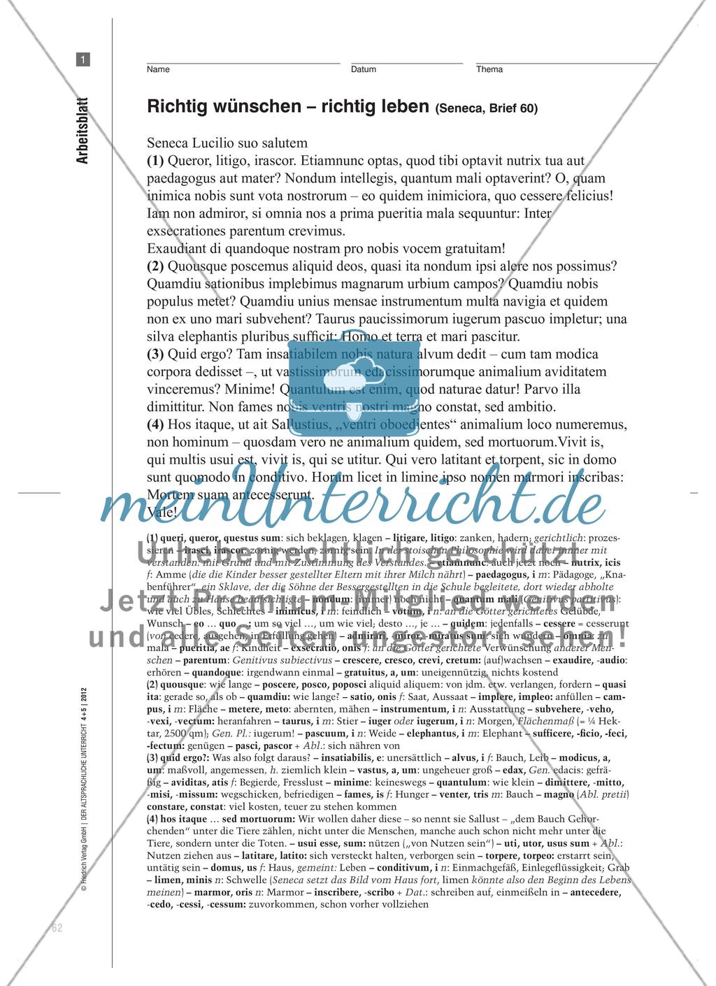 Richtig wünschen – richtig leben - Oder: Von Fremdbestimmung zu Selbstbestimmung – Senecas Brief 60 Preview 15