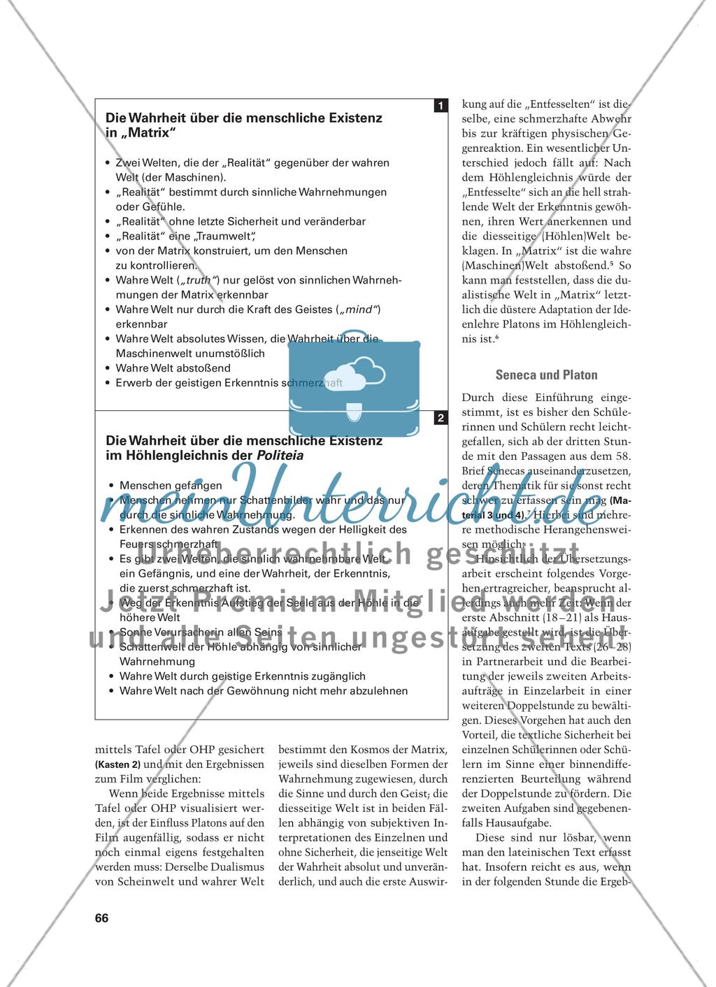 Seneca, Platon und die Matrix Preview 3
