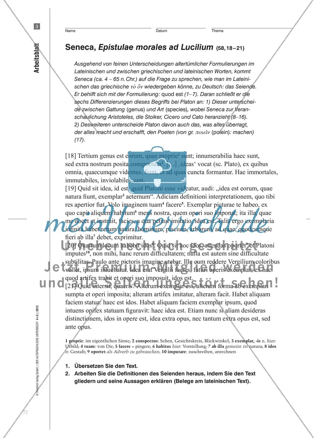 Seneca, Platon und die Matrix Preview 9