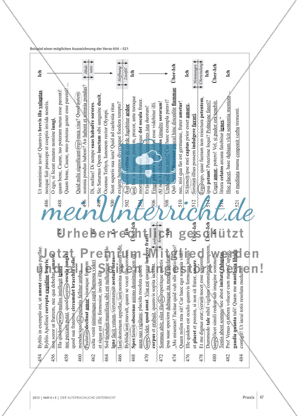testis abest somno, nec abest imitata voluptas - Byblis als Beispiel psychologischer Darstellung bei Ovid Preview 10
