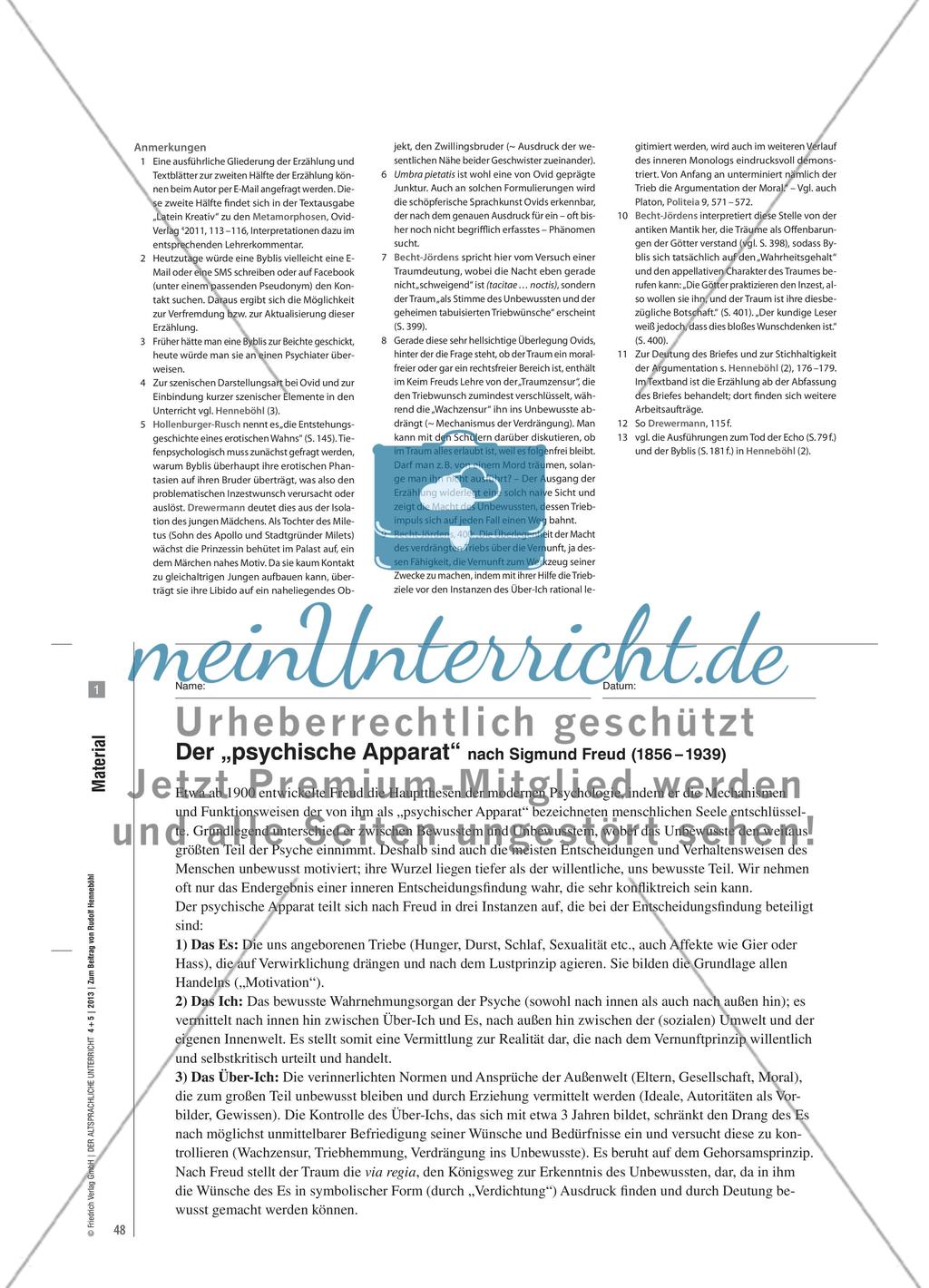 testis abest somno, nec abest imitata voluptas - Byblis als Beispiel psychologischer Darstellung bei Ovid Preview 11