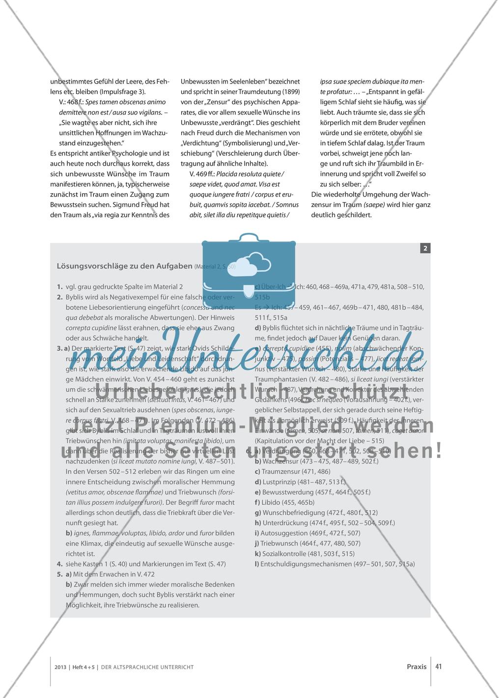testis abest somno, nec abest imitata voluptas - Byblis als Beispiel psychologischer Darstellung bei Ovid Preview 4
