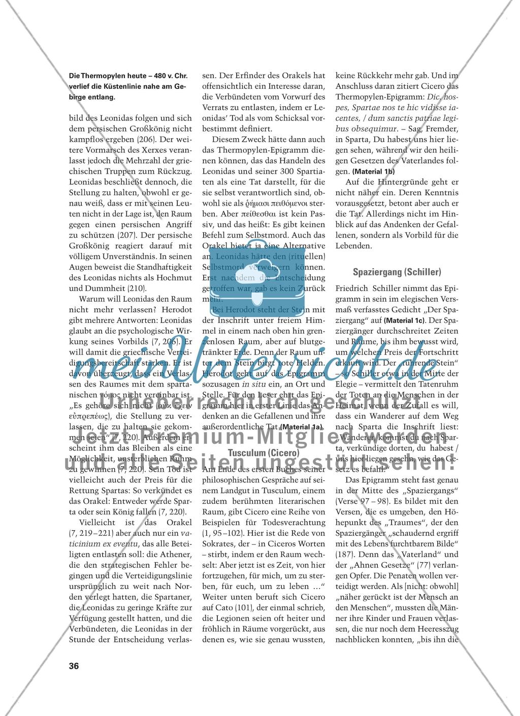 Von den Thermopylen in den Zeichensaal - Ein Epigramm in unterschiedlichen Räumen Preview 2