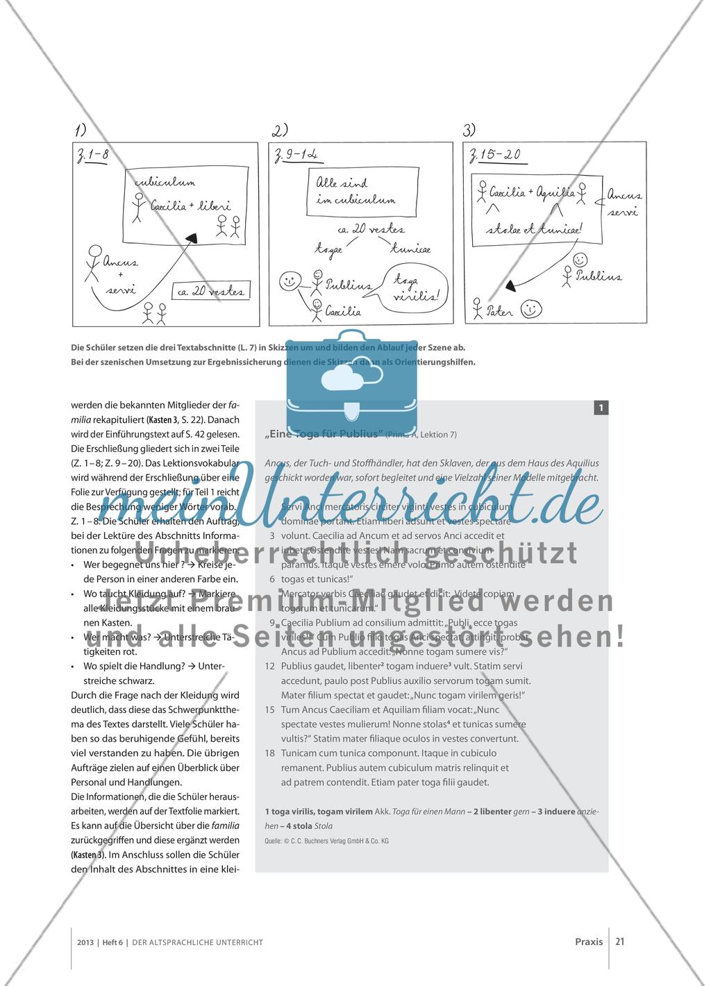 Ecce togas viriles! - Textorientierte Erschließung in der Lehrbuchphase Preview 2
