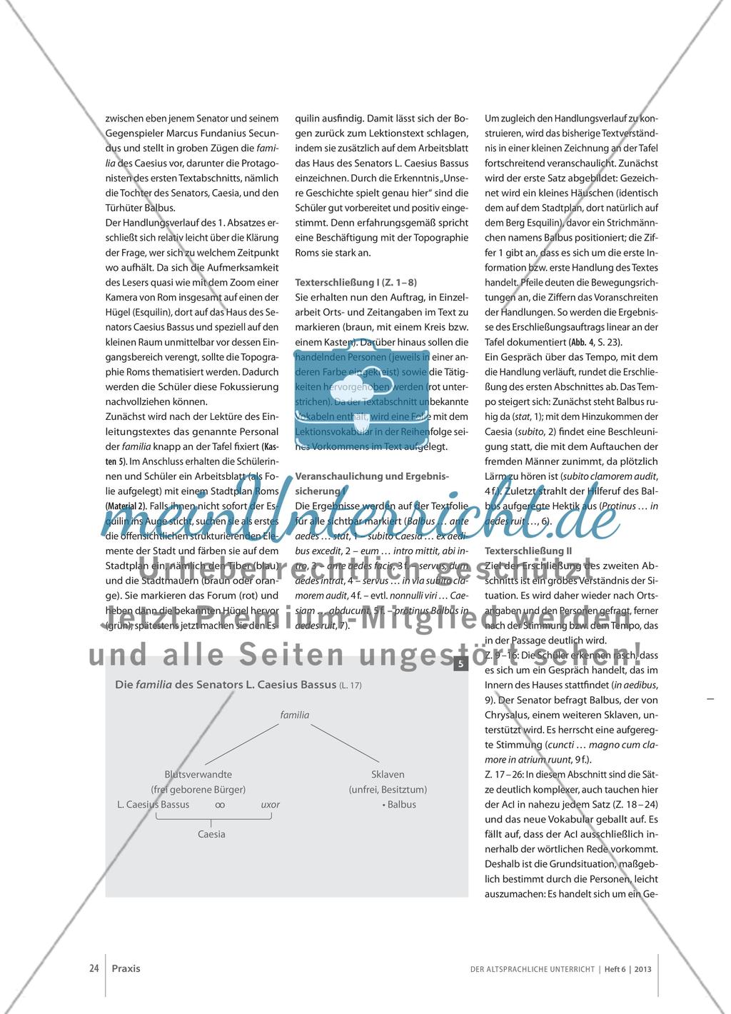 Ecce togas viriles! - Textorientierte Erschließung in der Lehrbuchphase Preview 5