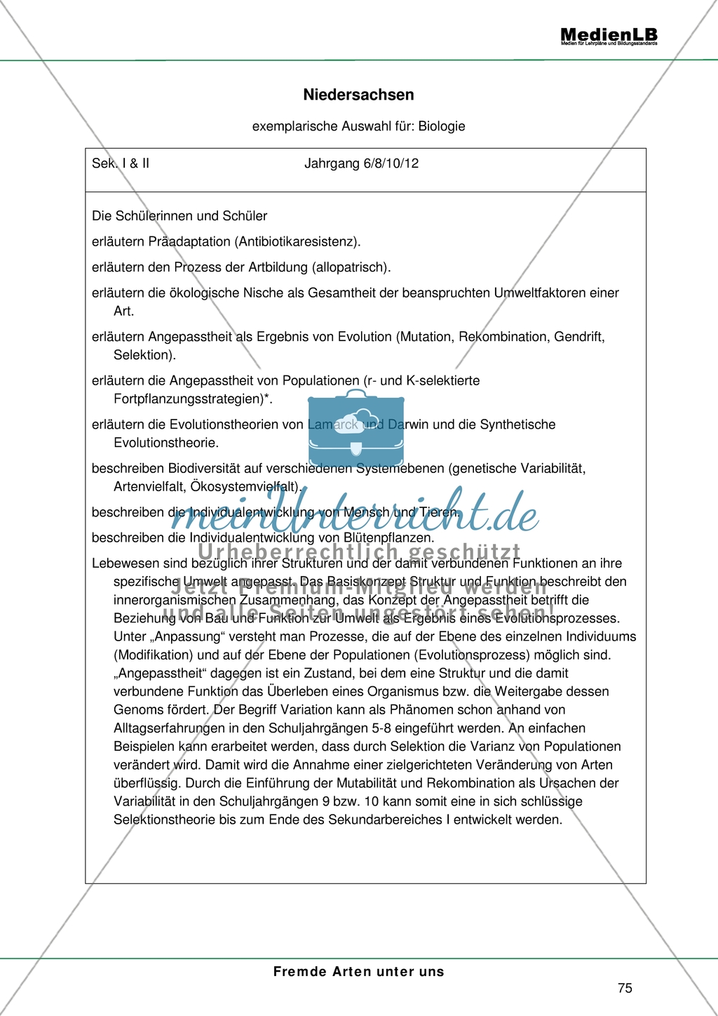 Das Thema