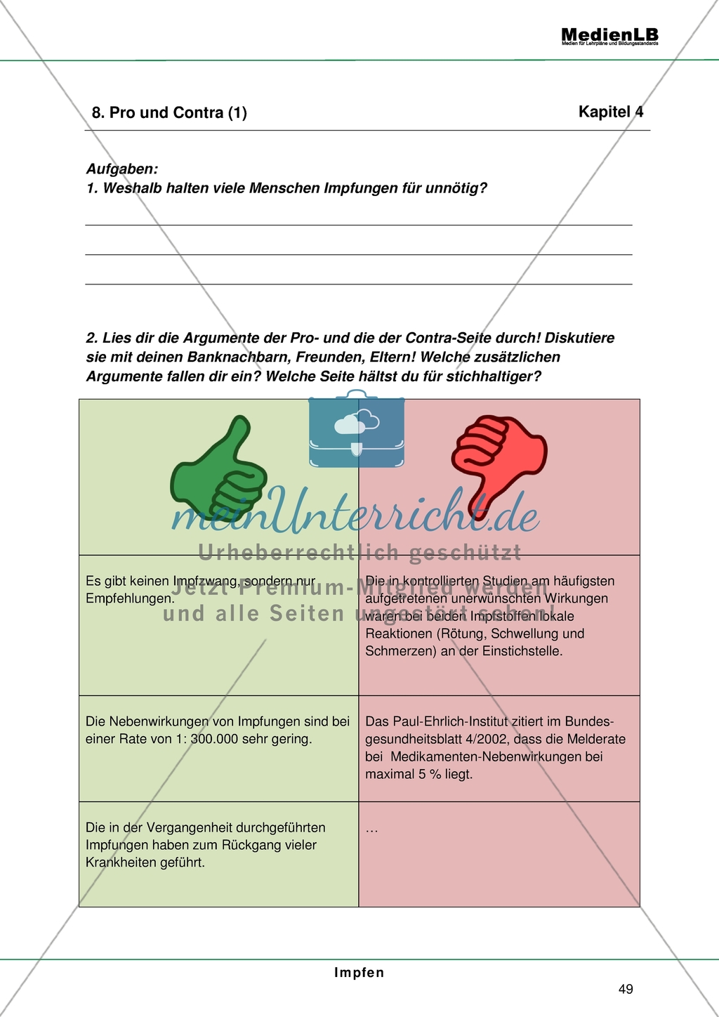 Impfungen - Pro und Contra Preview 1