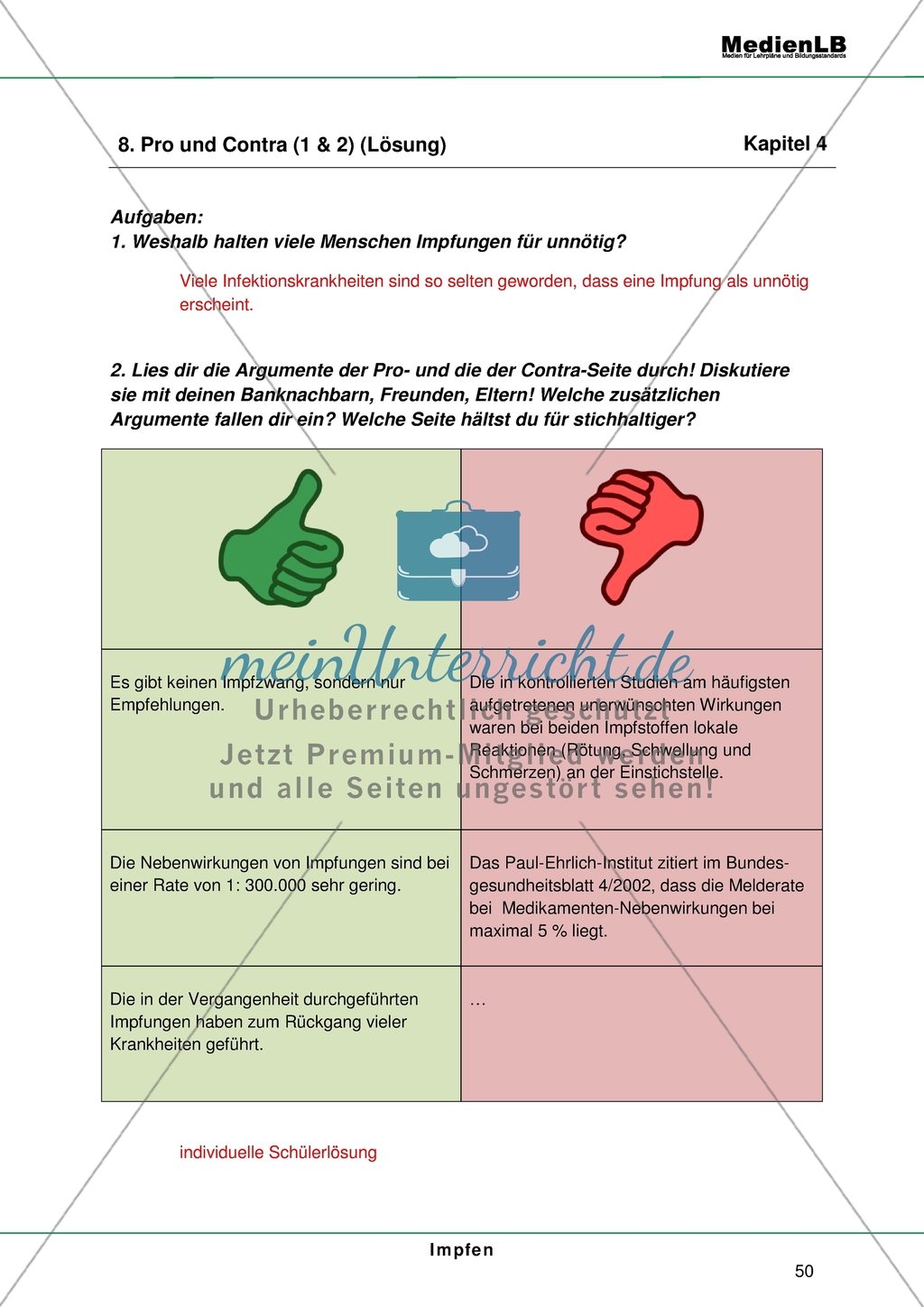 Impfungen - Pro und Contra Preview 2