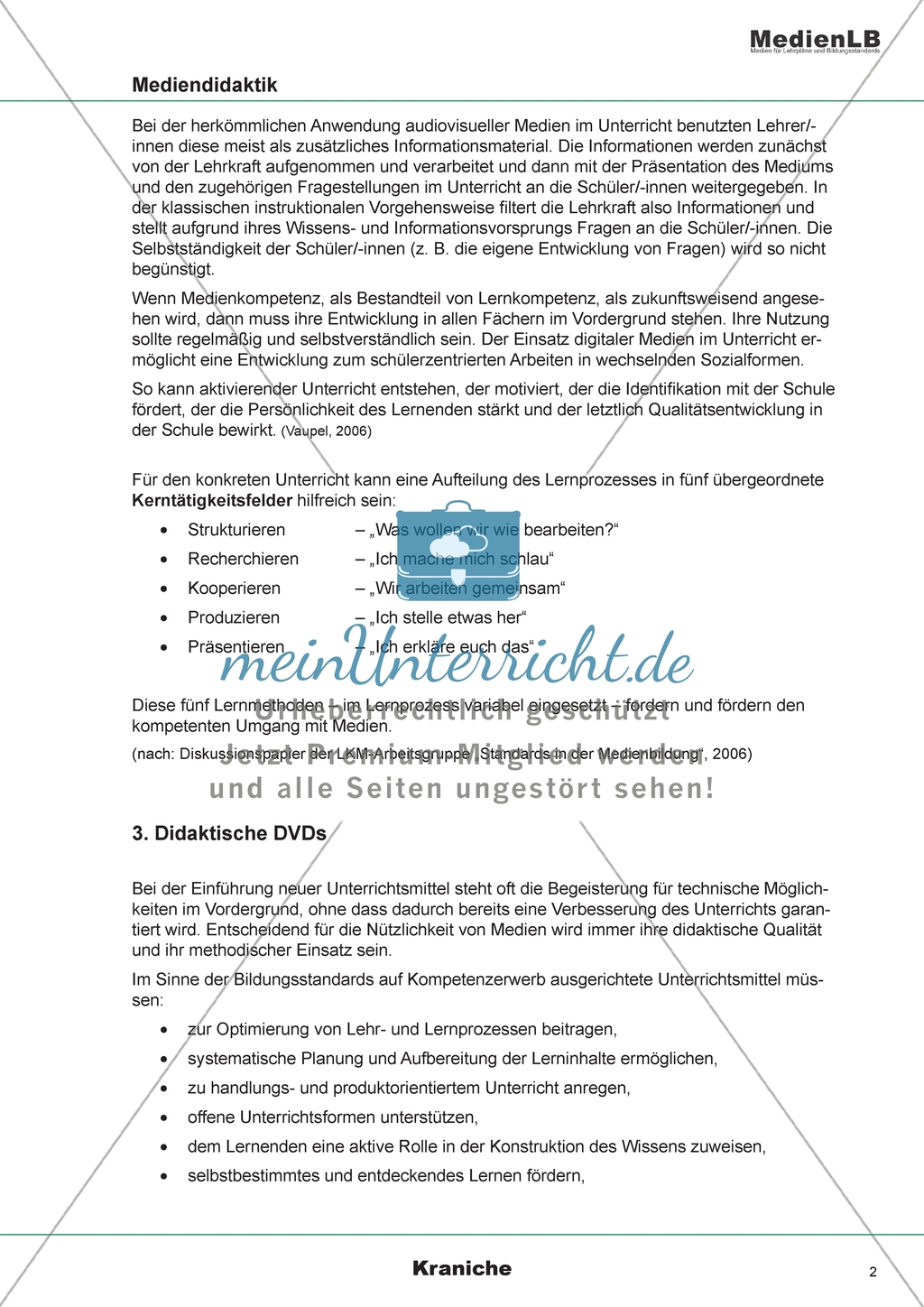 Mediendidaktik - Erläuterungen und Hinweise für die Praxis Preview 2